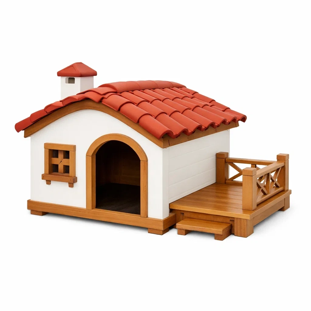 Caseta de madera con terraza-homescapeo