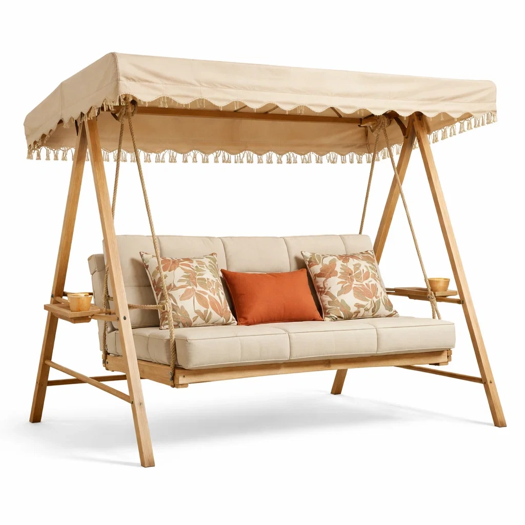 Columpio de jardn tapizado-homescapeo