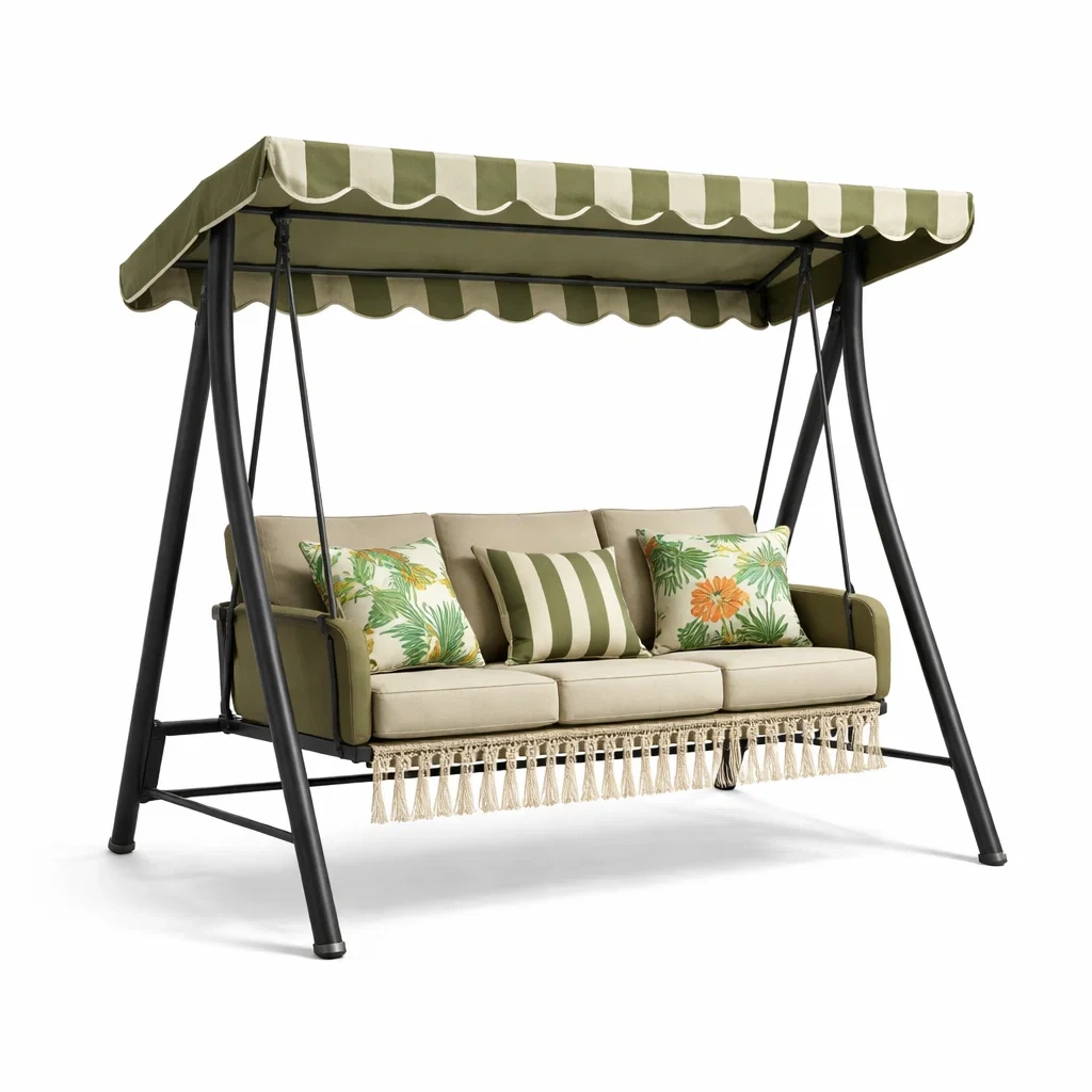 Columpio de jardn tres plazas-homescapeo