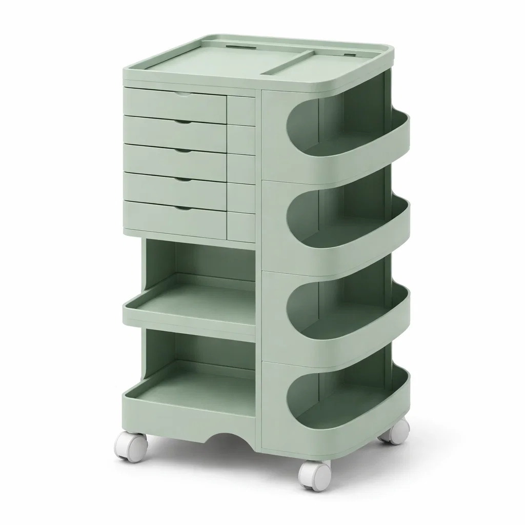 Carro de almacenamiento con ruedas-homescapeo