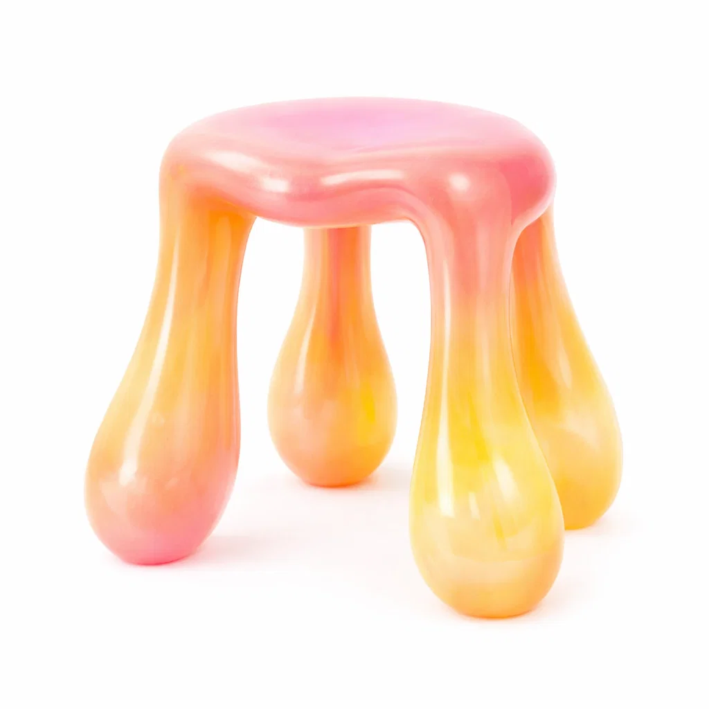 Taburete decorativo de resina-homescapeo
