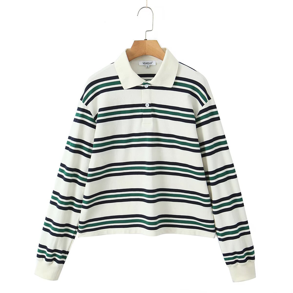 Stripe Polo shirt with skirt