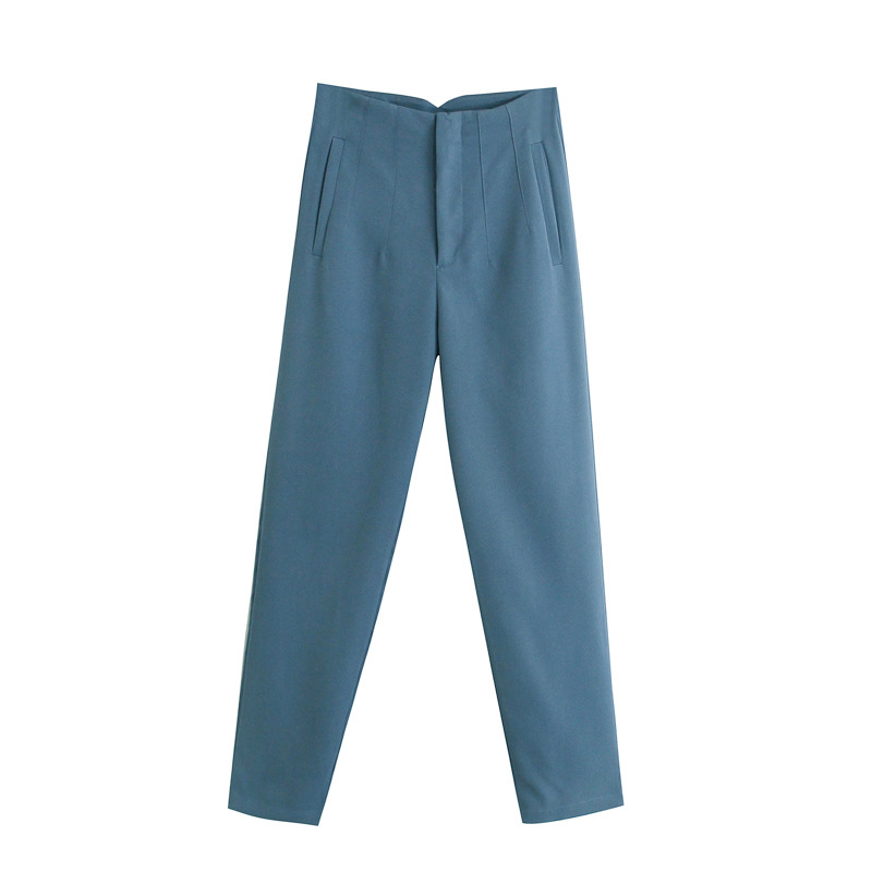 Slim cropped casual pants