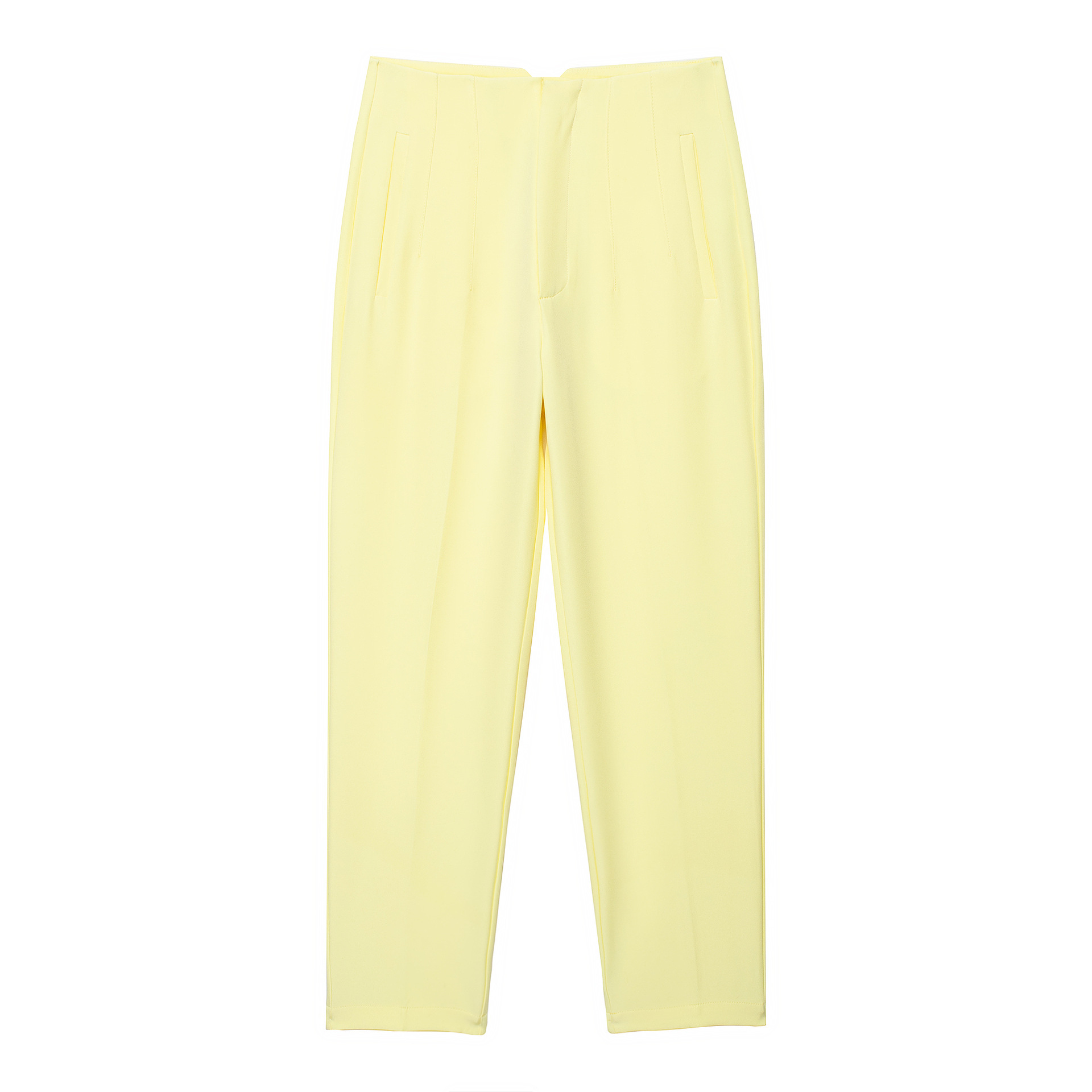 Slim cropped casual pants