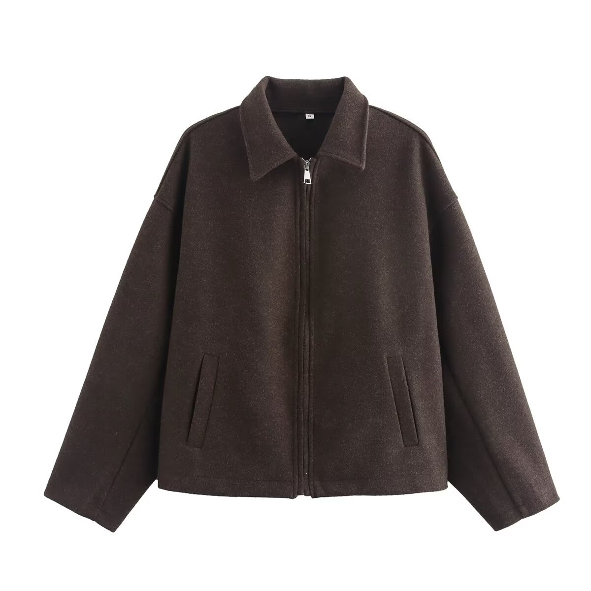 Oversize zip coat