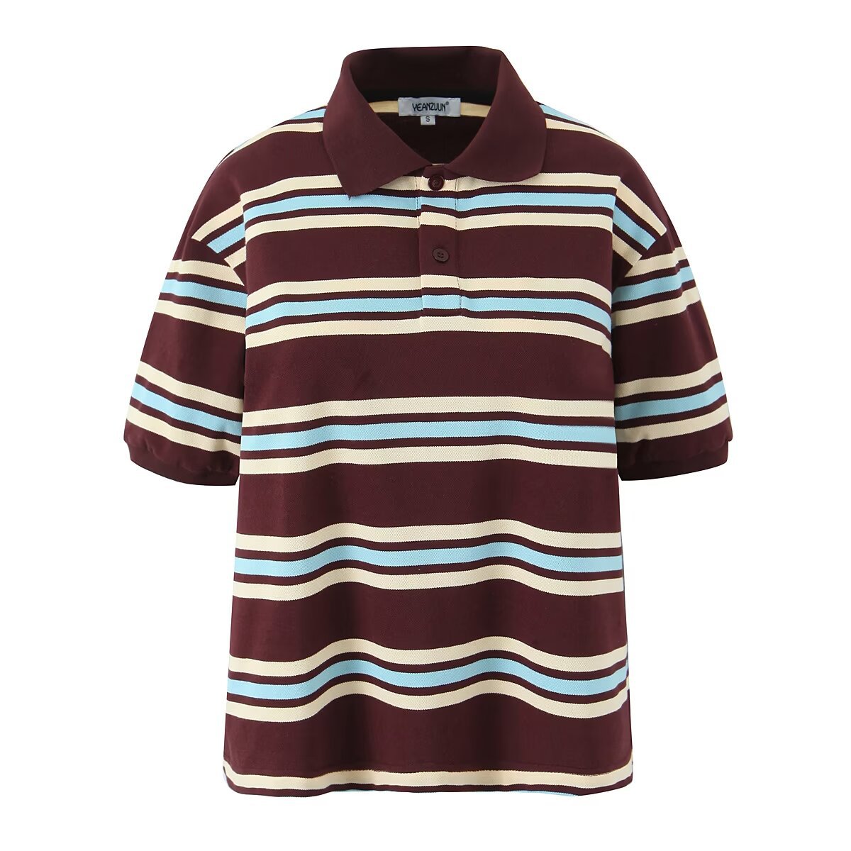Stripe Polo shirt with skirt