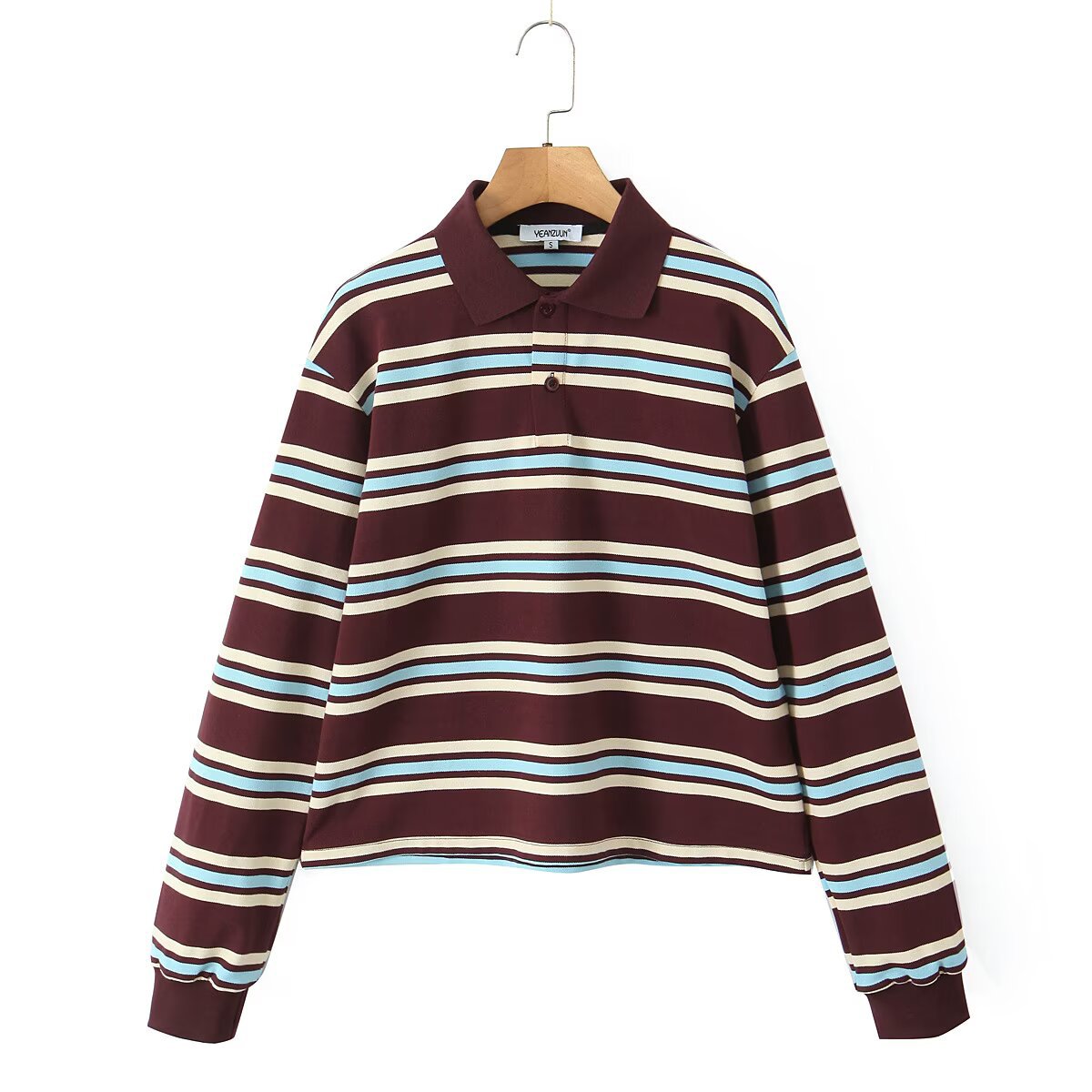 Stripe Polo shirt with skirt