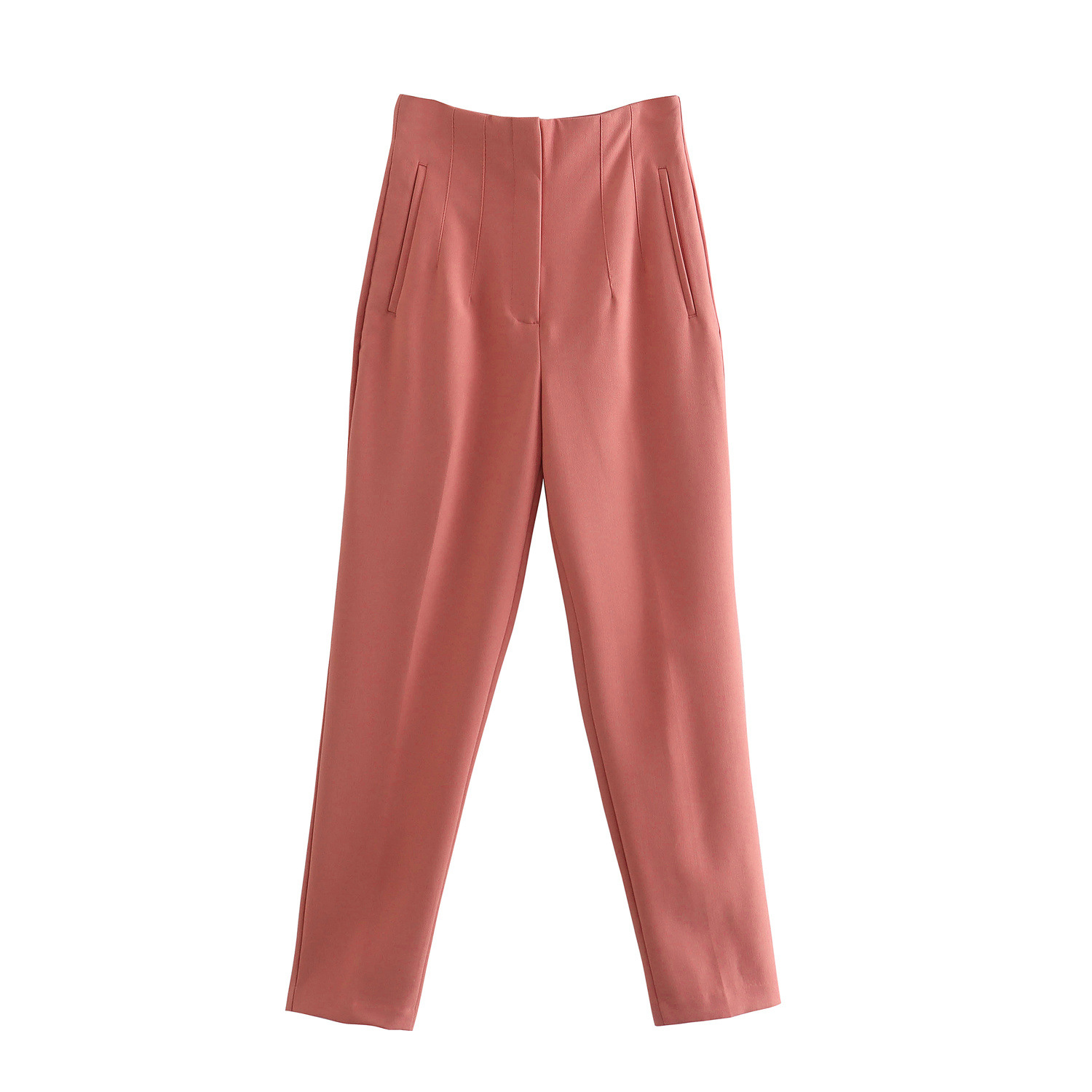 Slim cropped casual pants