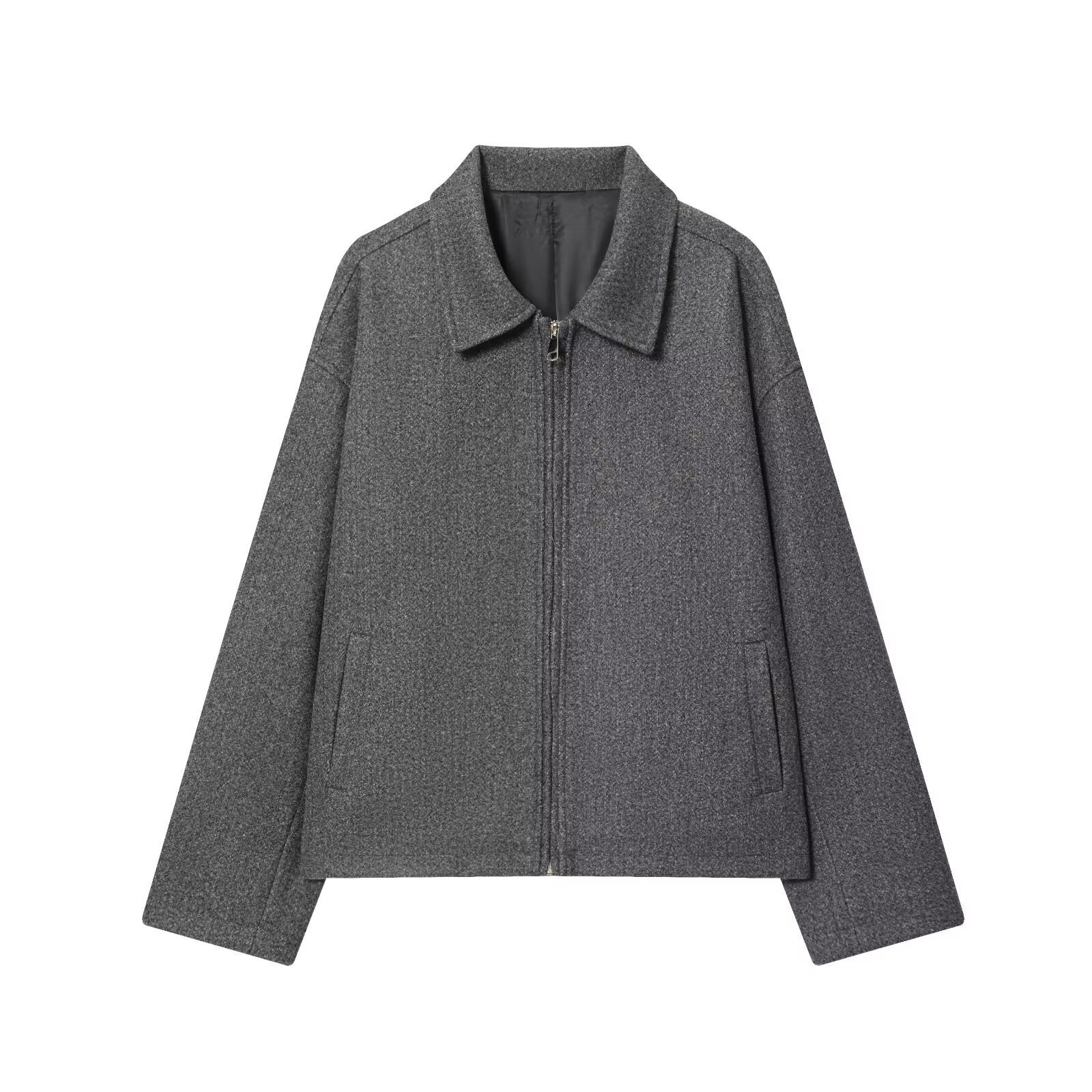 Oversize zip coat