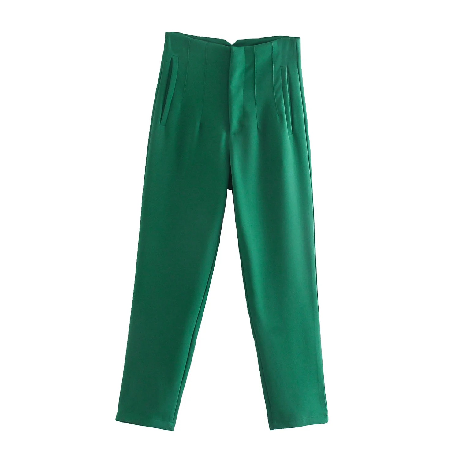 Slim cropped casual pants
