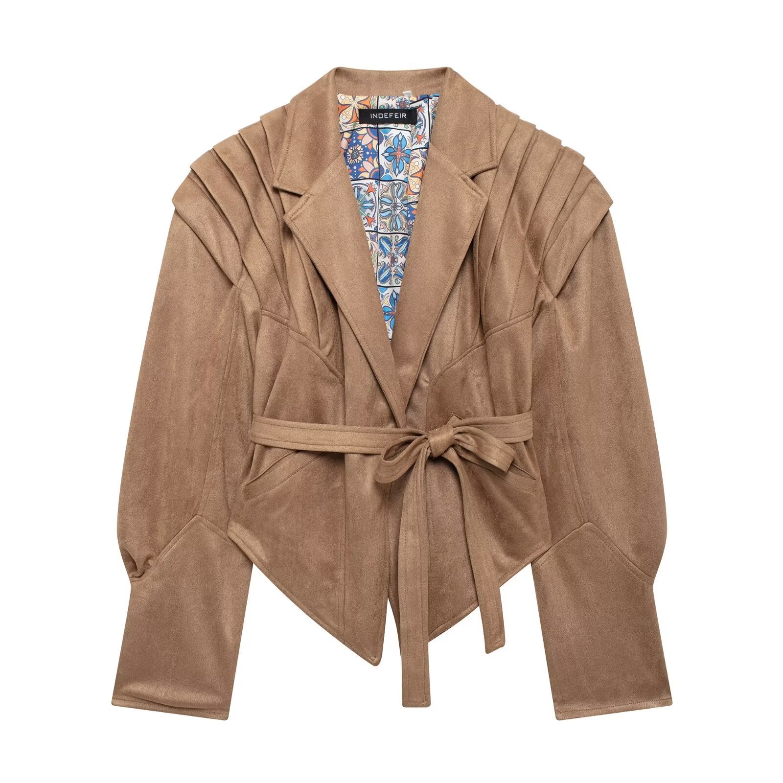 Padded shoulder jacket