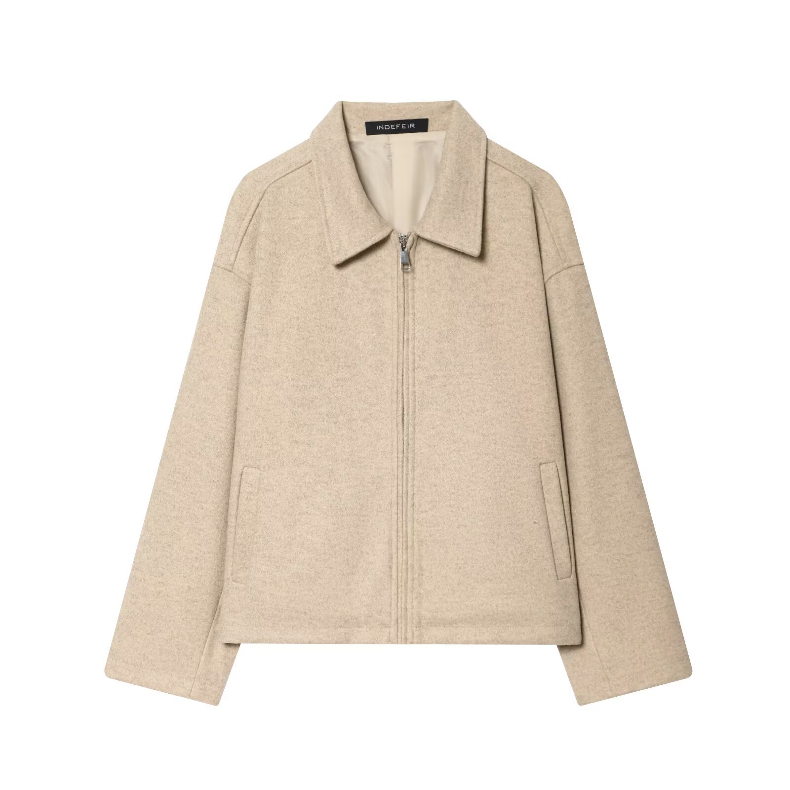 Oversize zip coat