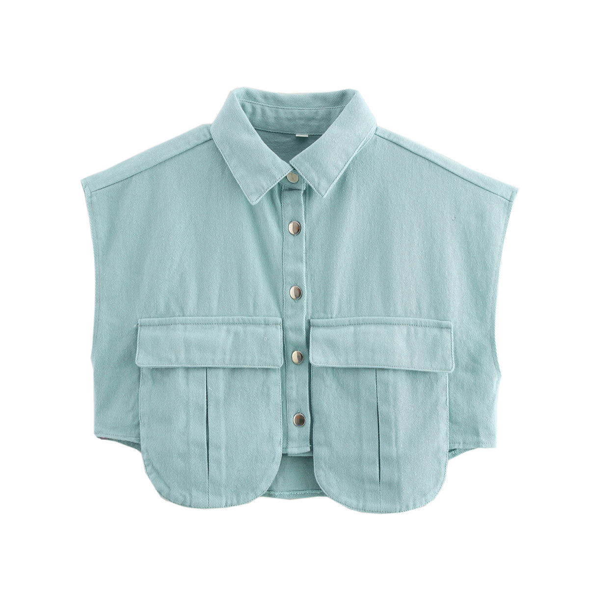 Sleeveless short shirt