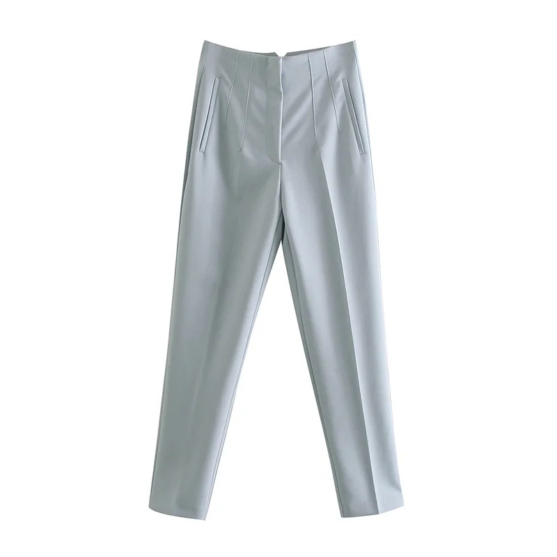 Slim cropped casual pants