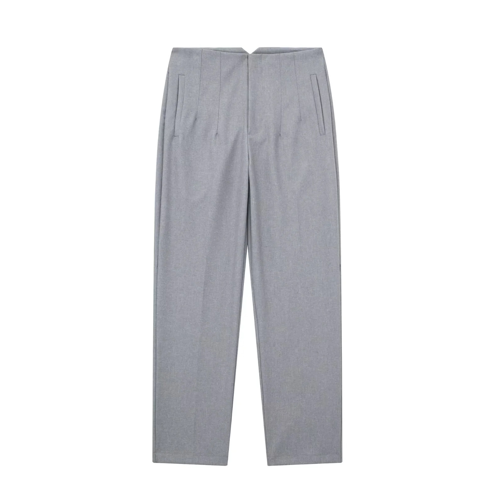 Slim cropped casual pants