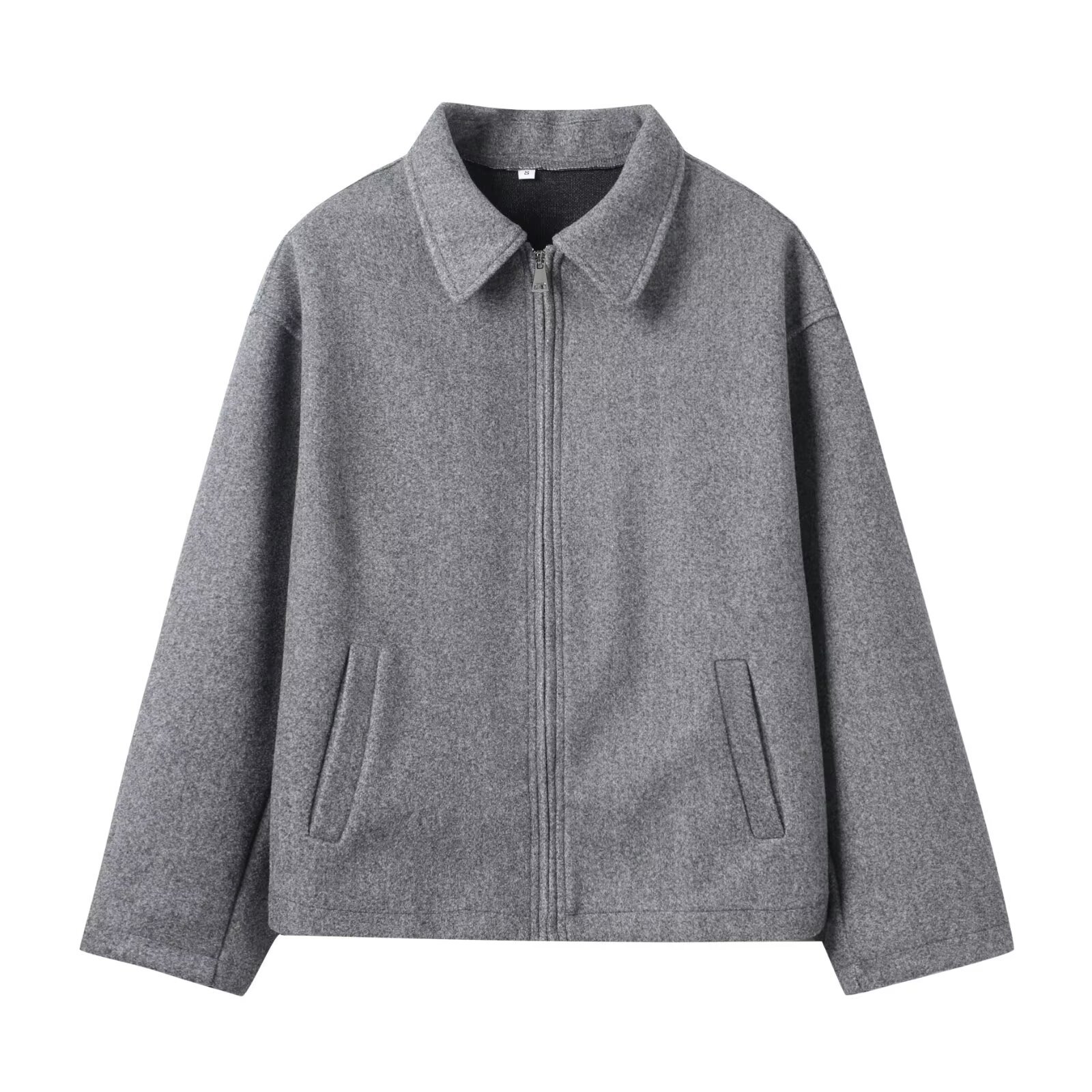 Oversize zip coat