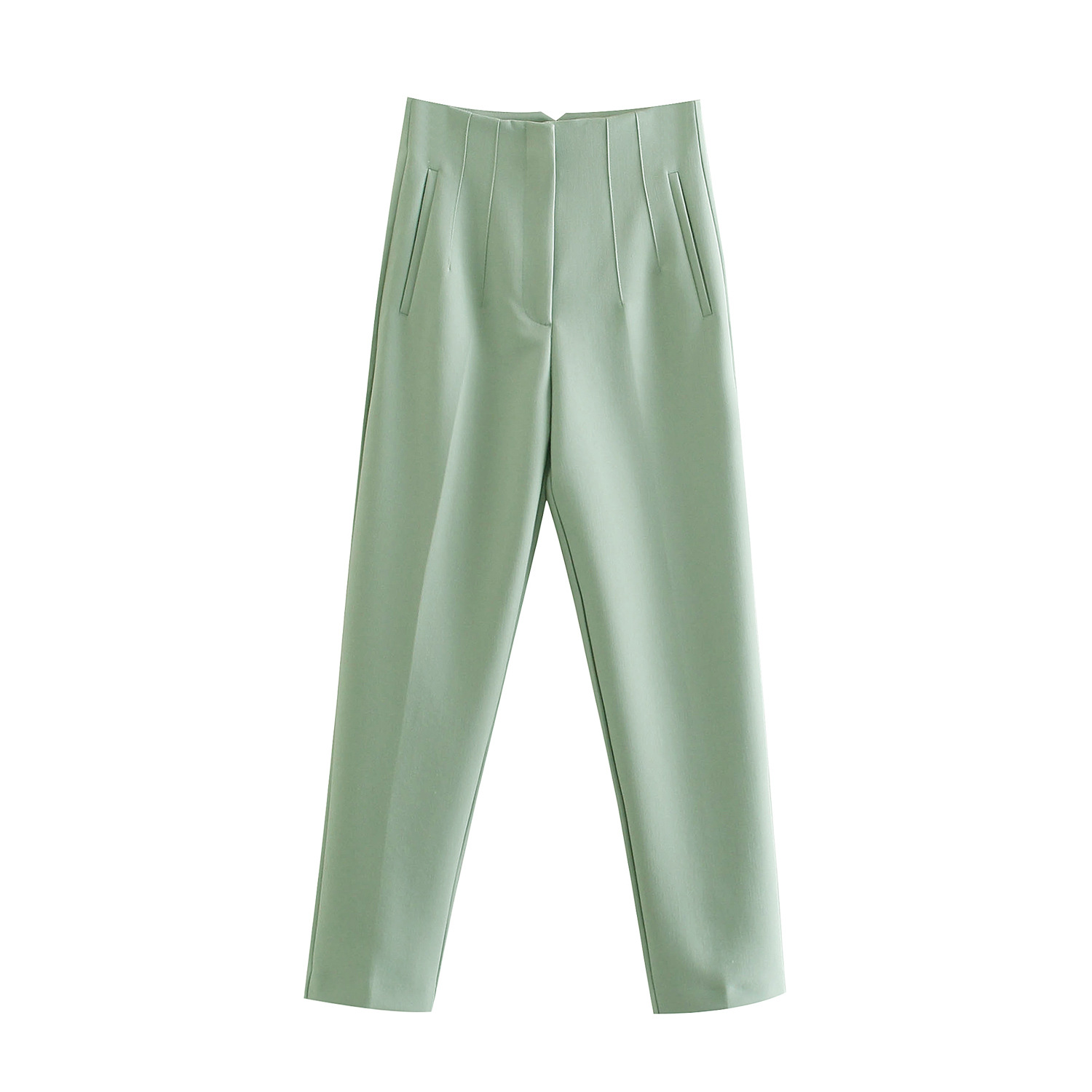Slim cropped casual pants