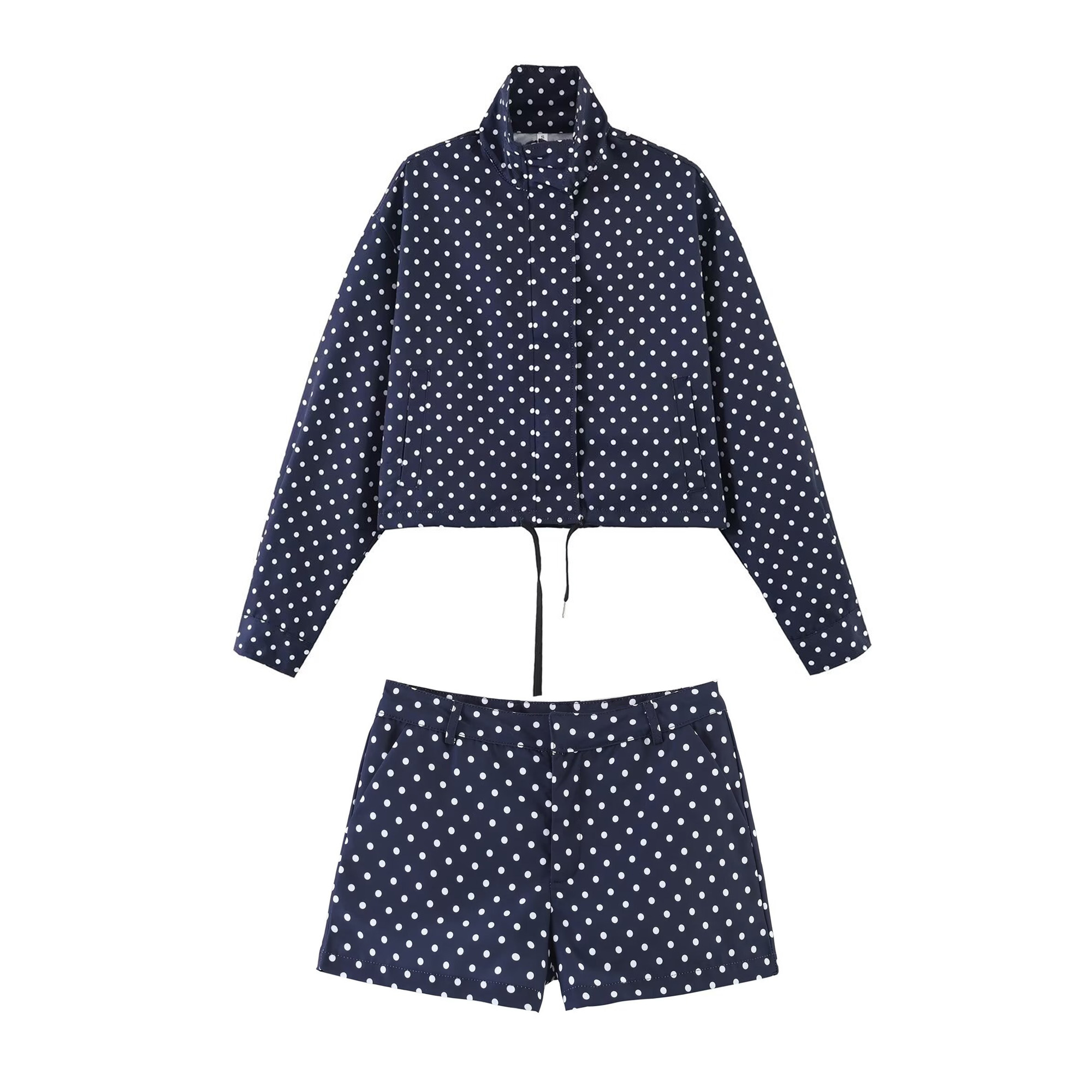 Polka Dot  bomber jacket