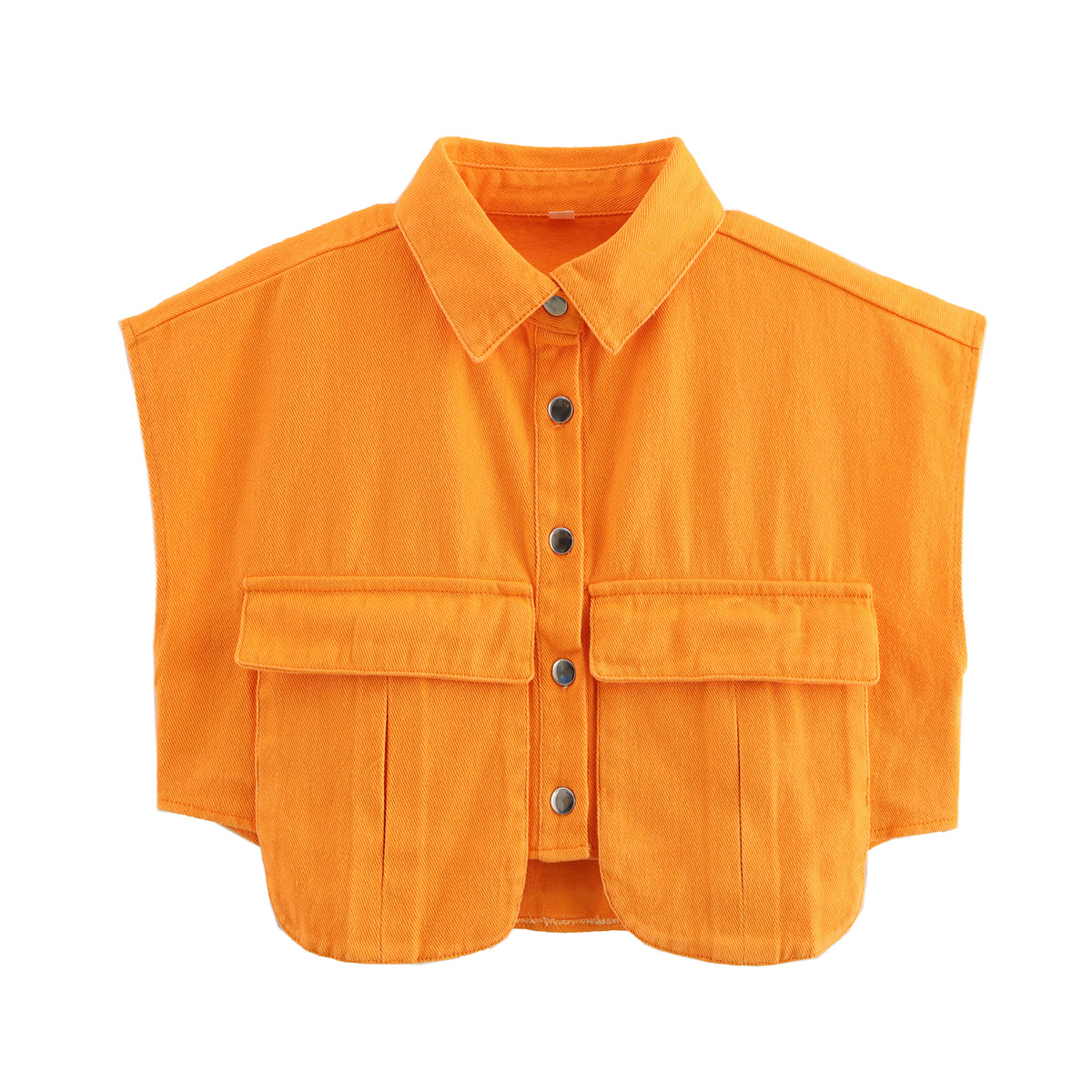 Sleeveless short shirt