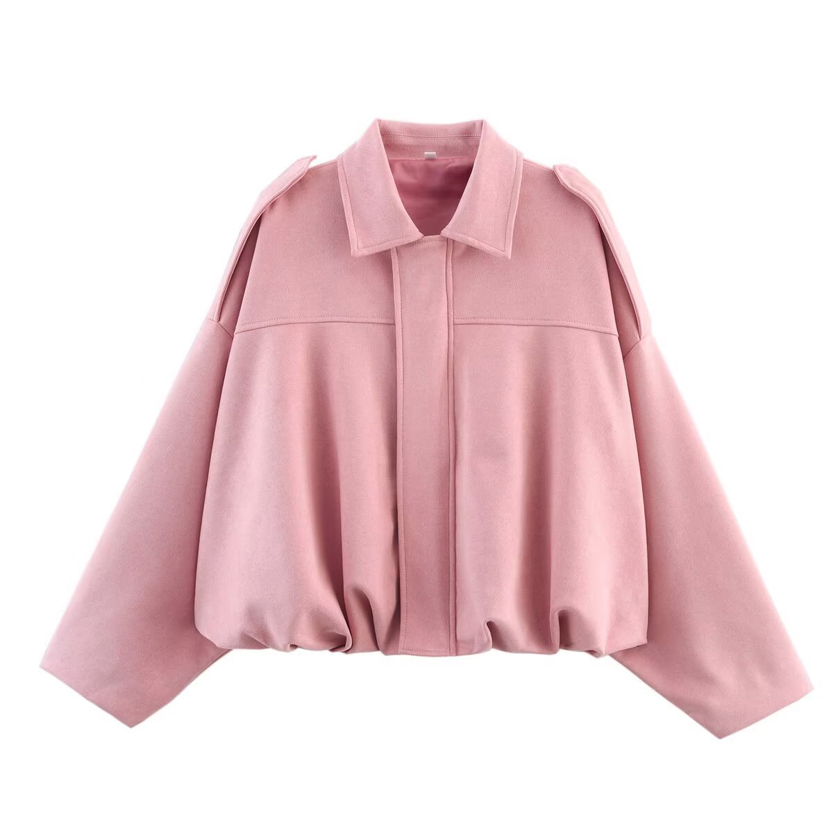 Suede bomber jacket
