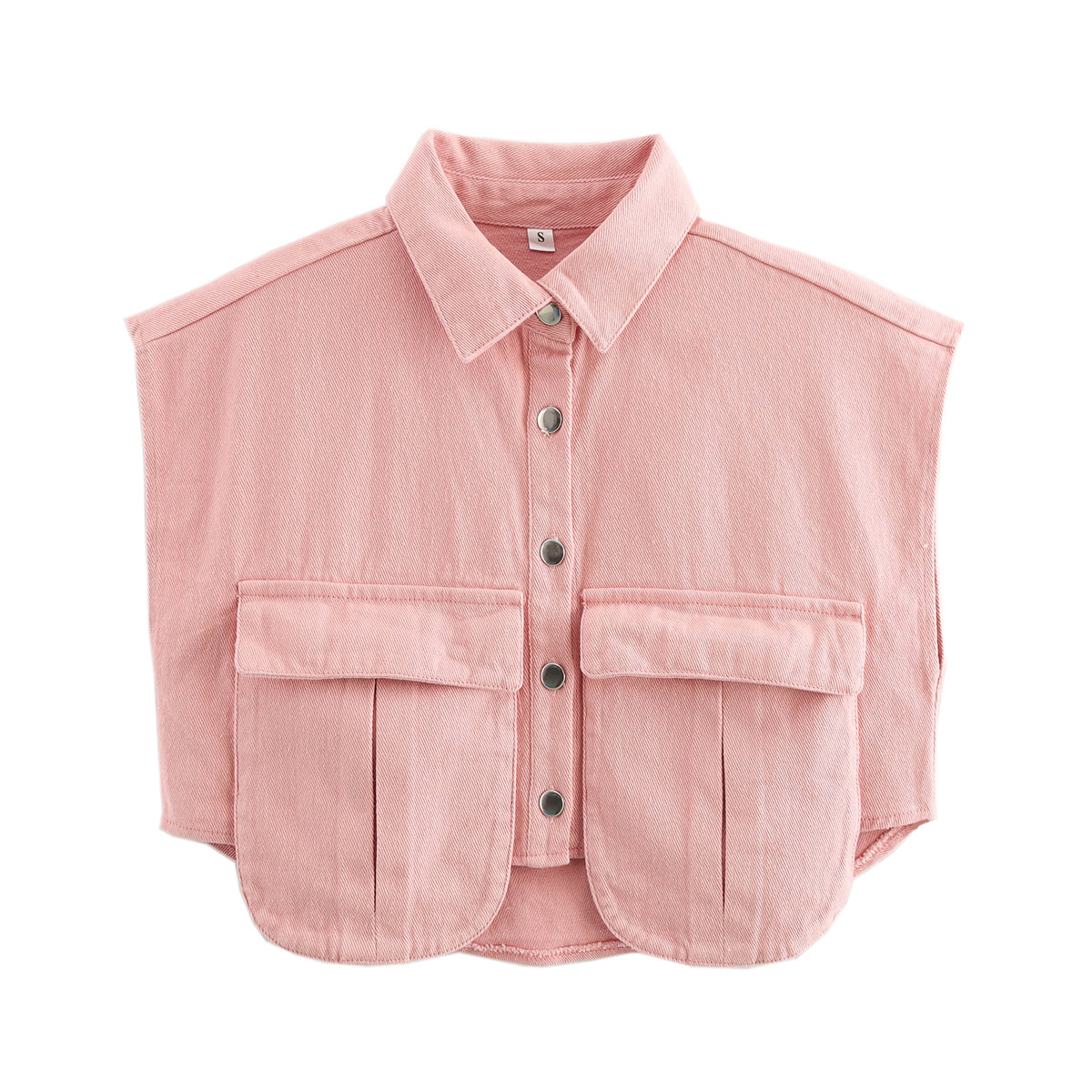 Sleeveless short shirt