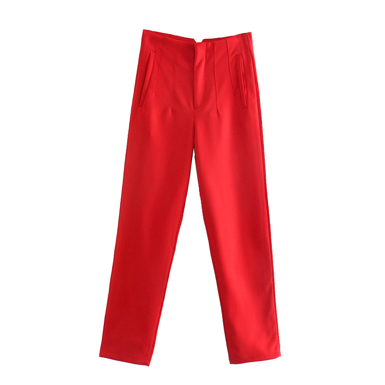 Slim cropped casual pants