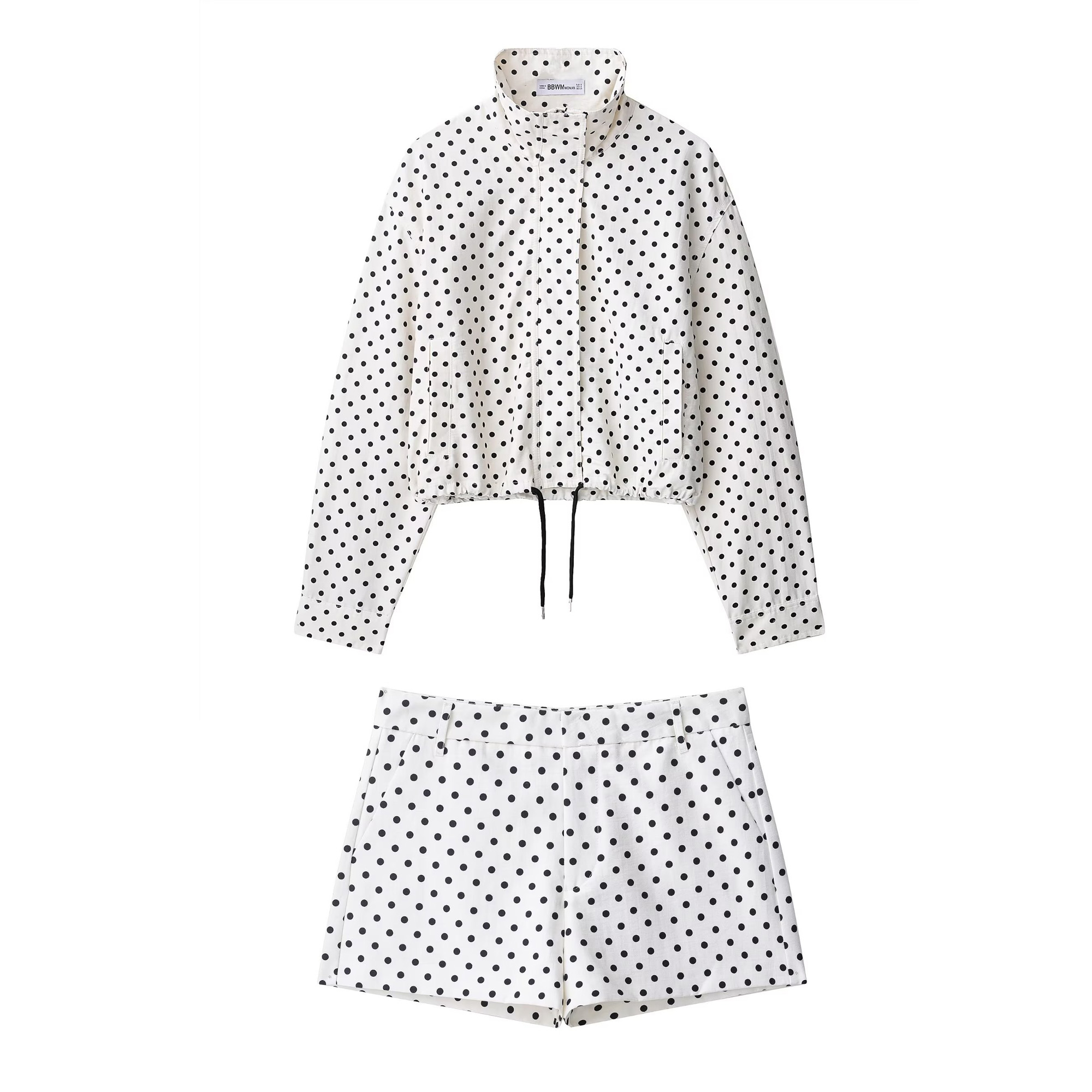 Polka Dot  bomber jacket