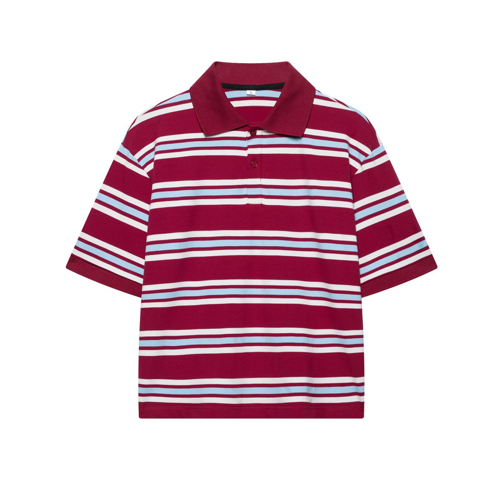 Stripe Polo shirt with skirt