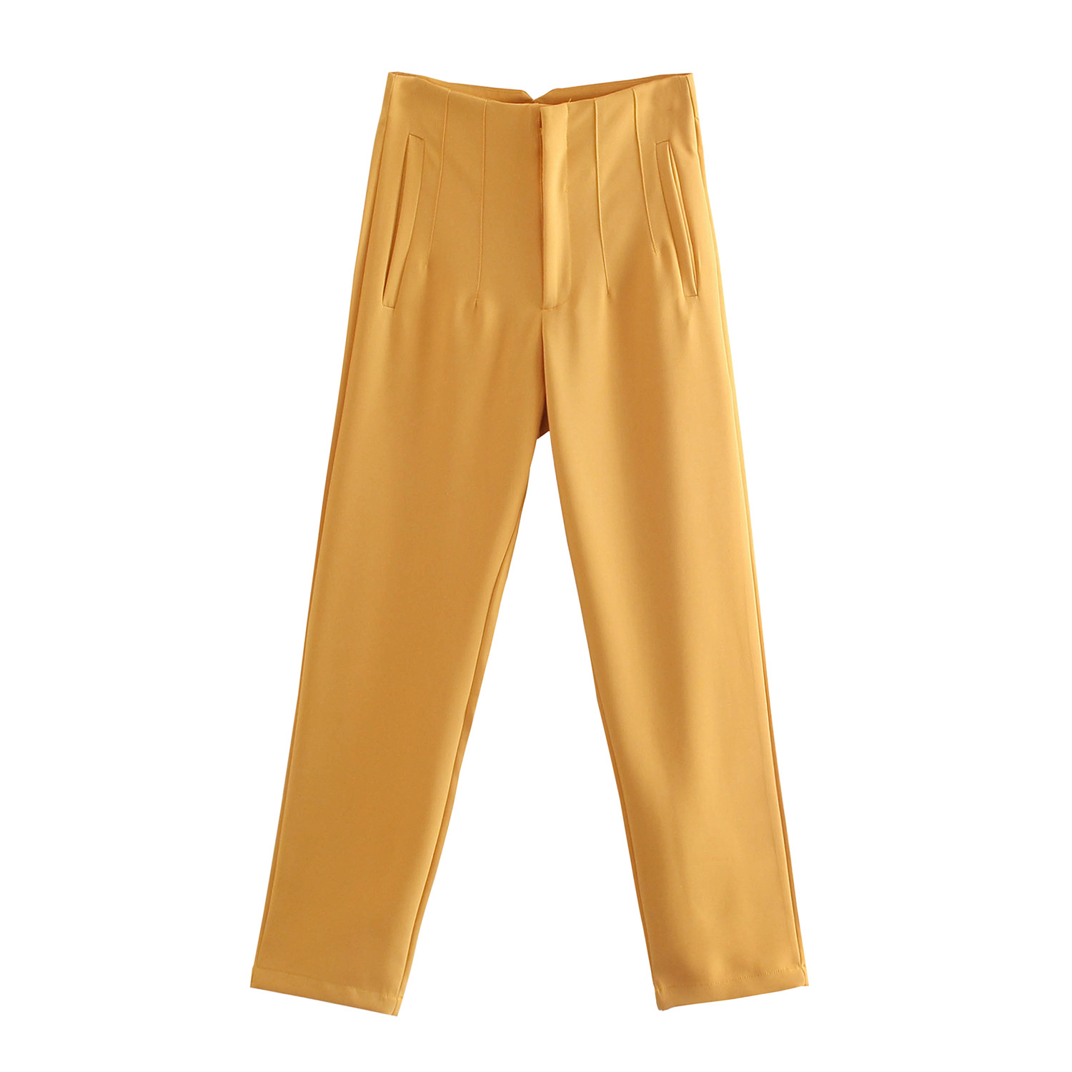 Slim cropped casual pants