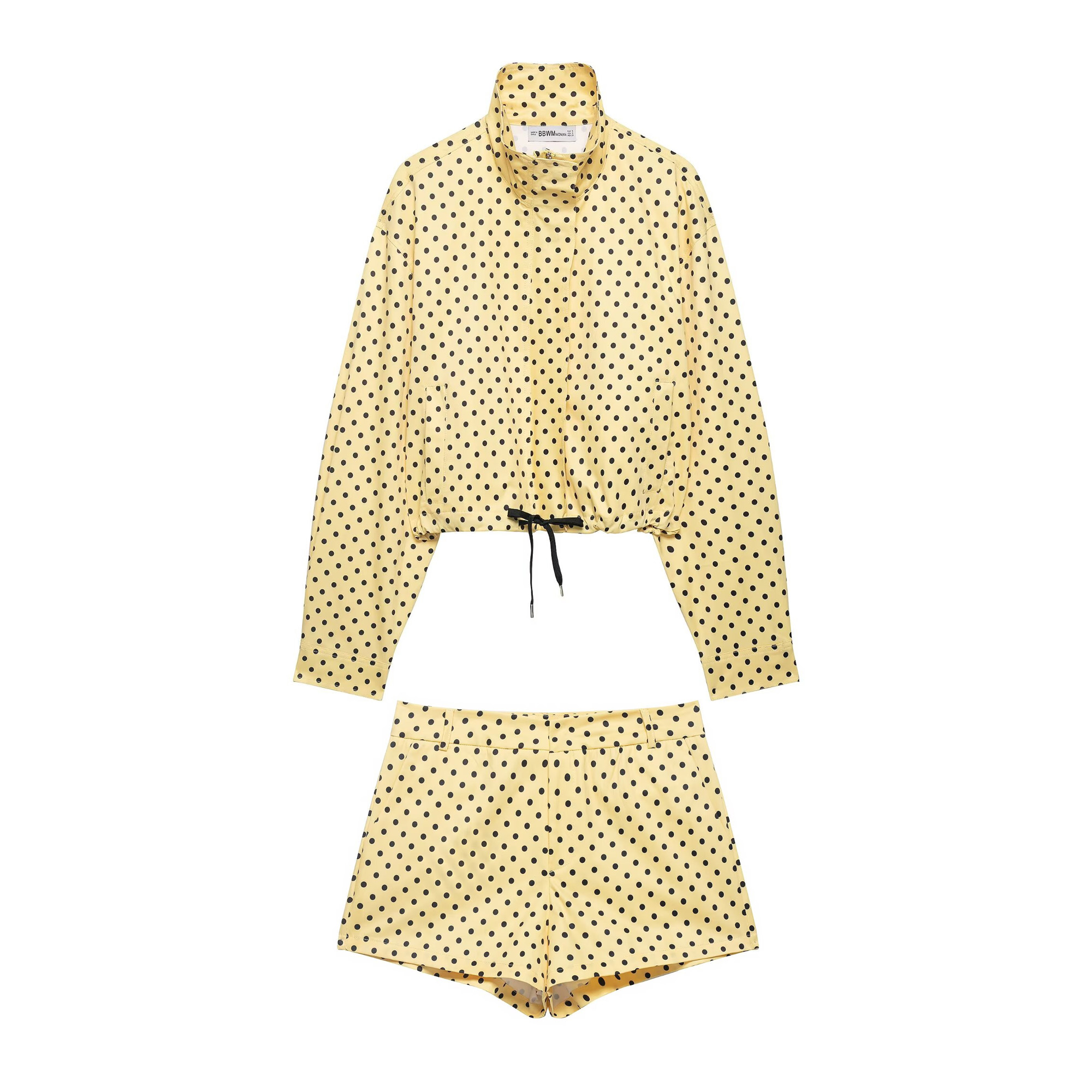 Polka Dot  bomber jacket