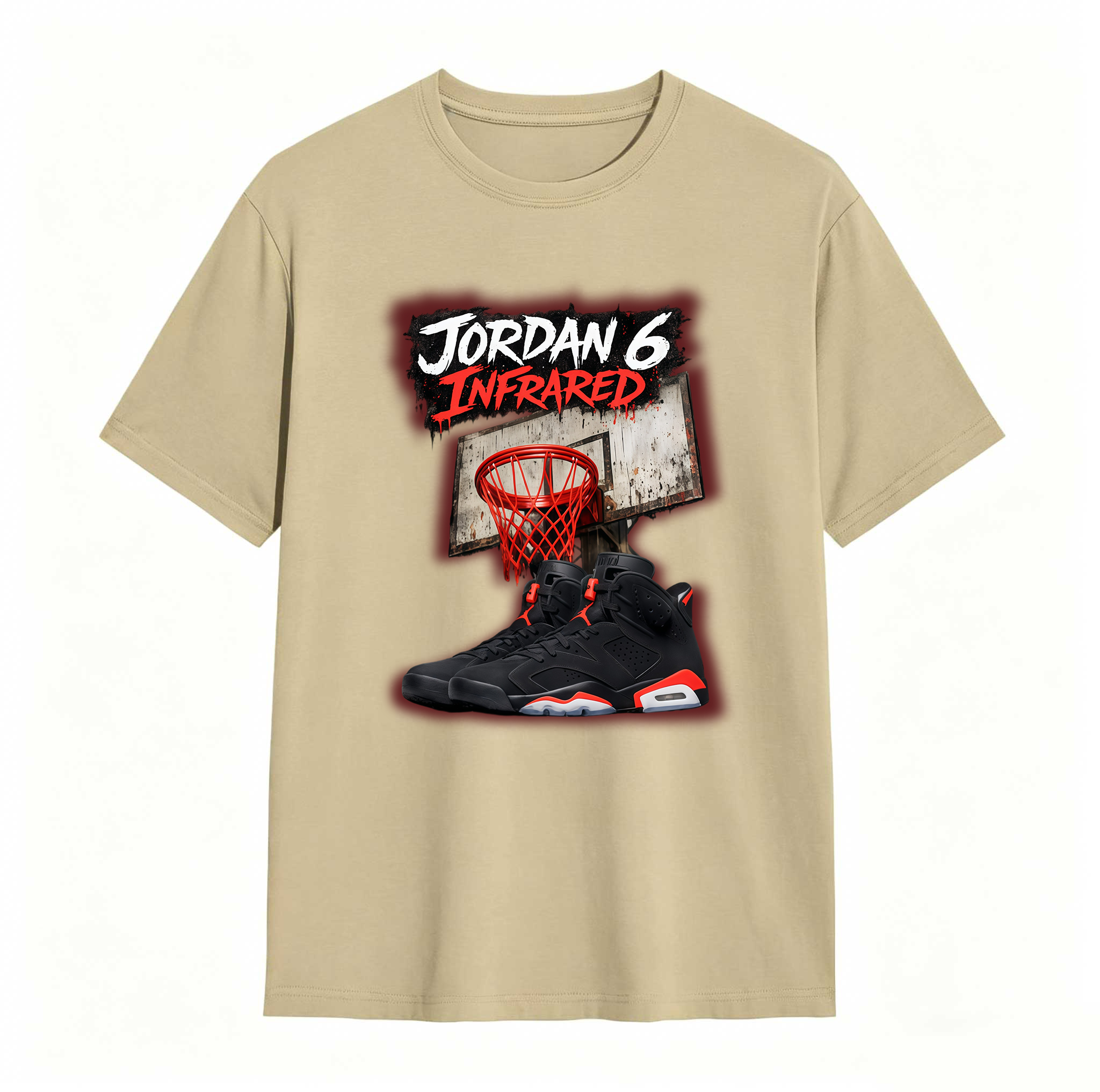 Shirt To Match Jordan Reverse Infrared 6-The 6's Unisex Match Tees Black