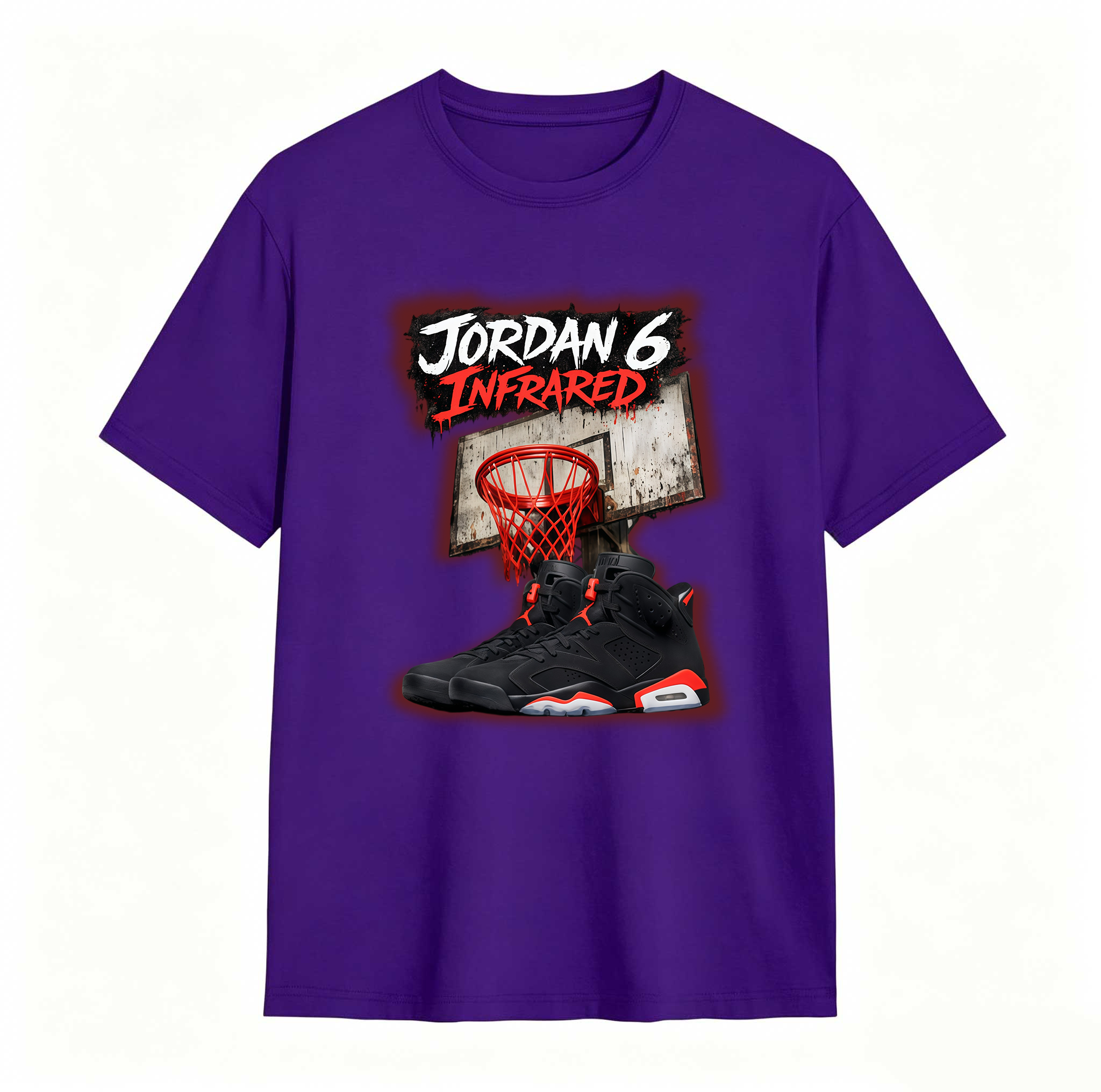 Shirt To Match Jordan Reverse Infrared 6-The 6's Unisex Match Tees Black