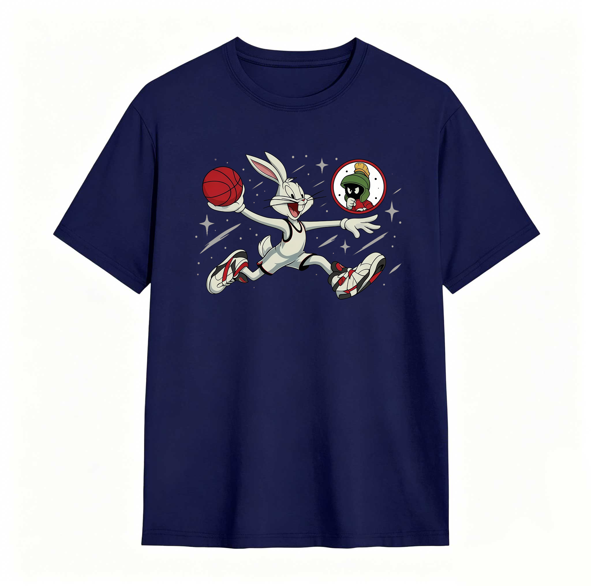 Jordan 8 Bugs Matching Sneaker Tee Shirt Black, Jordan 8 White True Red Sneaker Match T shirt