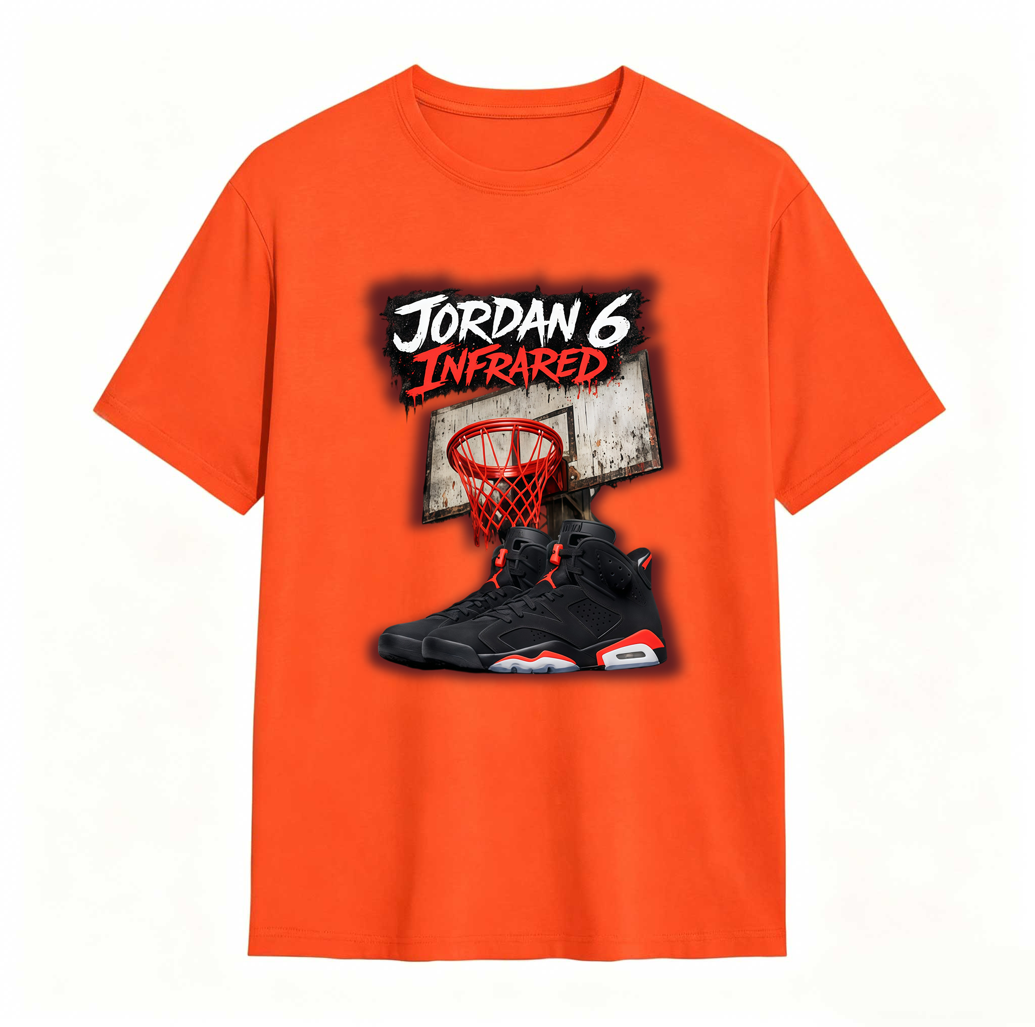 Shirt To Match Jordan Reverse Infrared 6-The 6's Unisex Match Tees Black