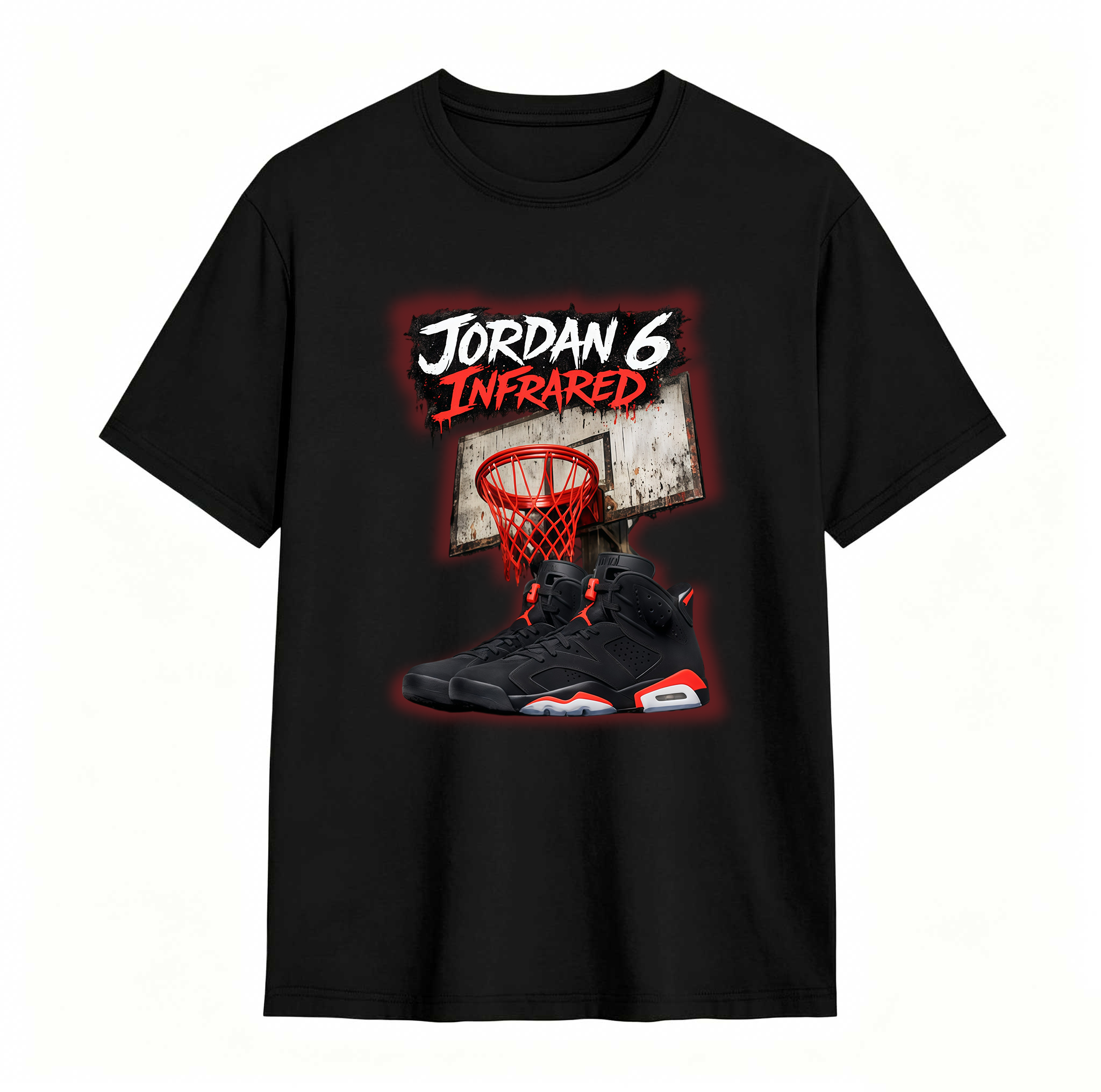 Shirt To Match Jordan Reverse Infrared 6-The 6's Unisex Match Tees Black