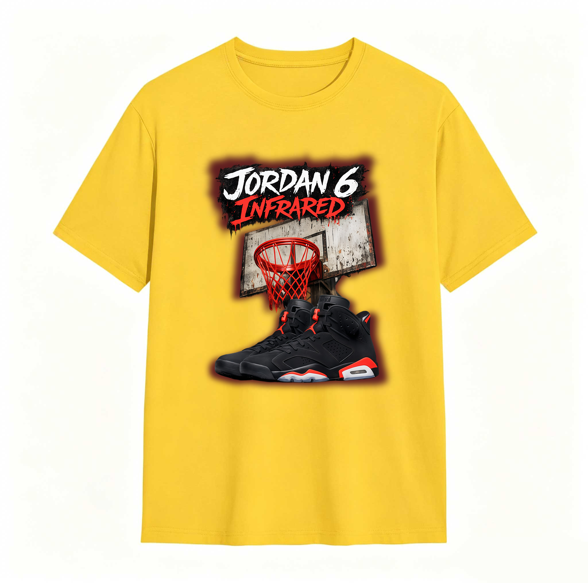 Shirt To Match Jordan Reverse Infrared 6-The 6's Unisex Match Tees Black