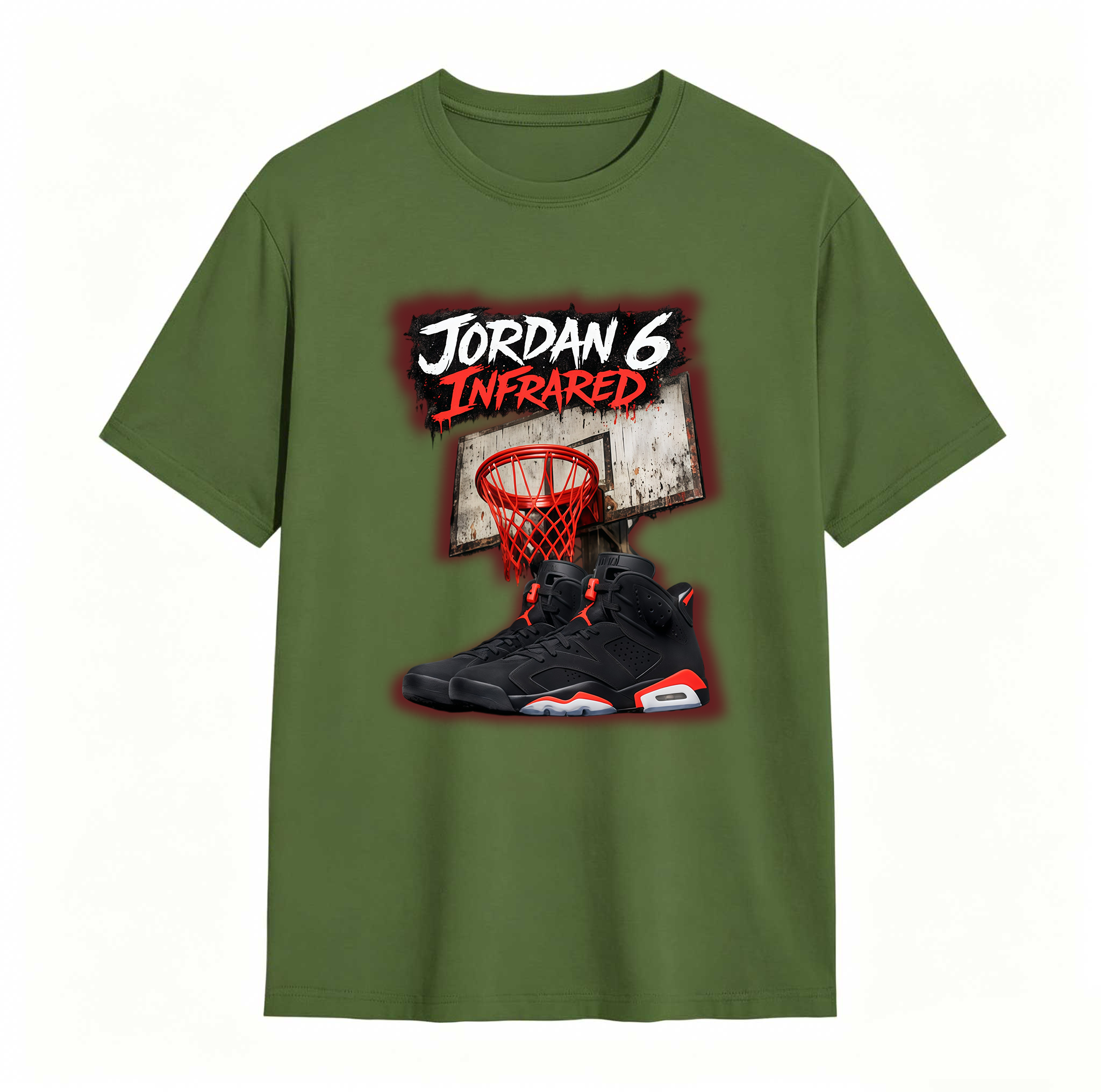 Shirt To Match Jordan Reverse Infrared 6-The 6's Unisex Match Tees Black