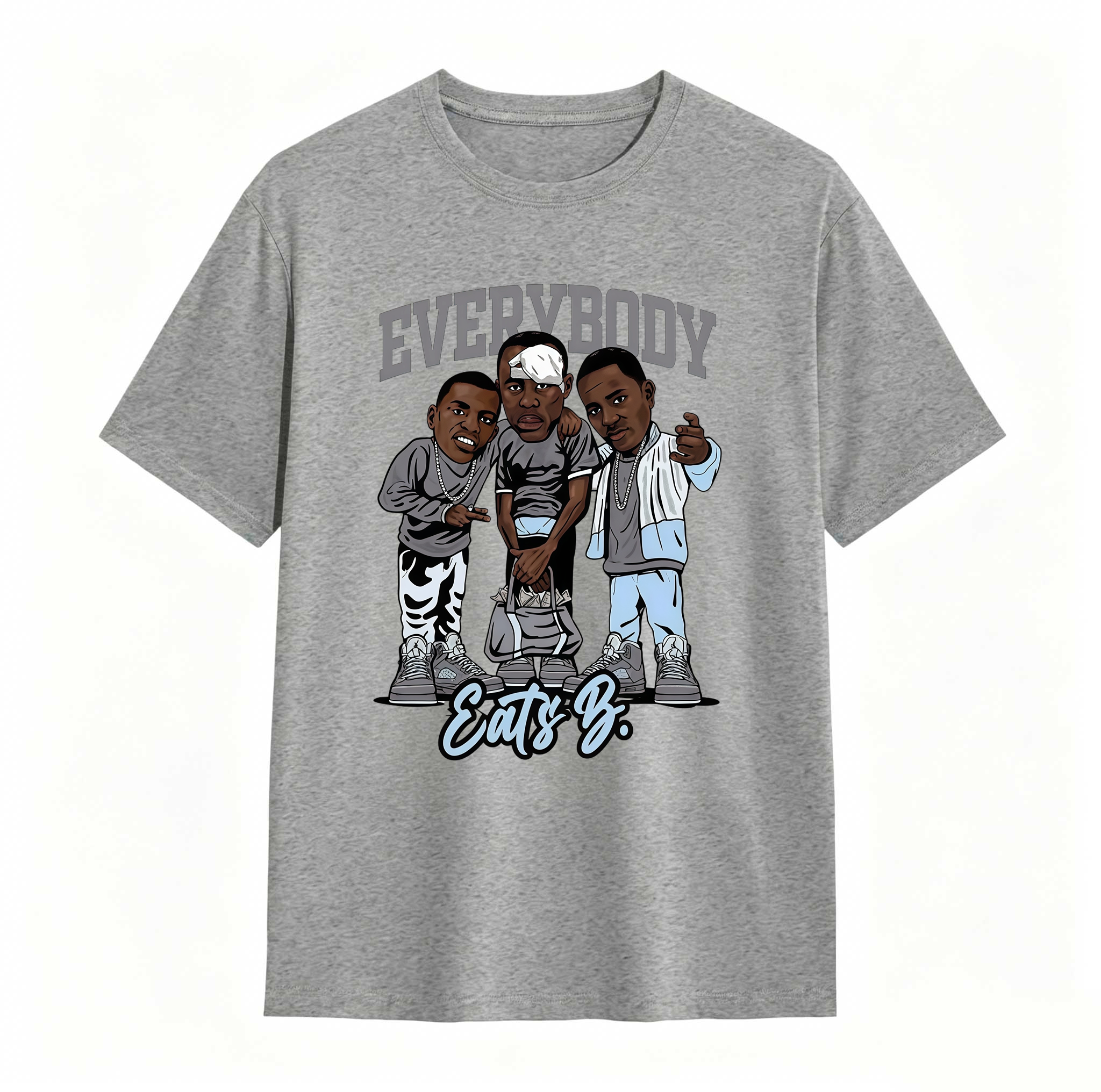 Jordan 5 Wolf Grey, Every Body Sneaker Tee, Best Gift ,Adults & Kid, Jordan 5 Wolf Grey Sneaker Match tshirt