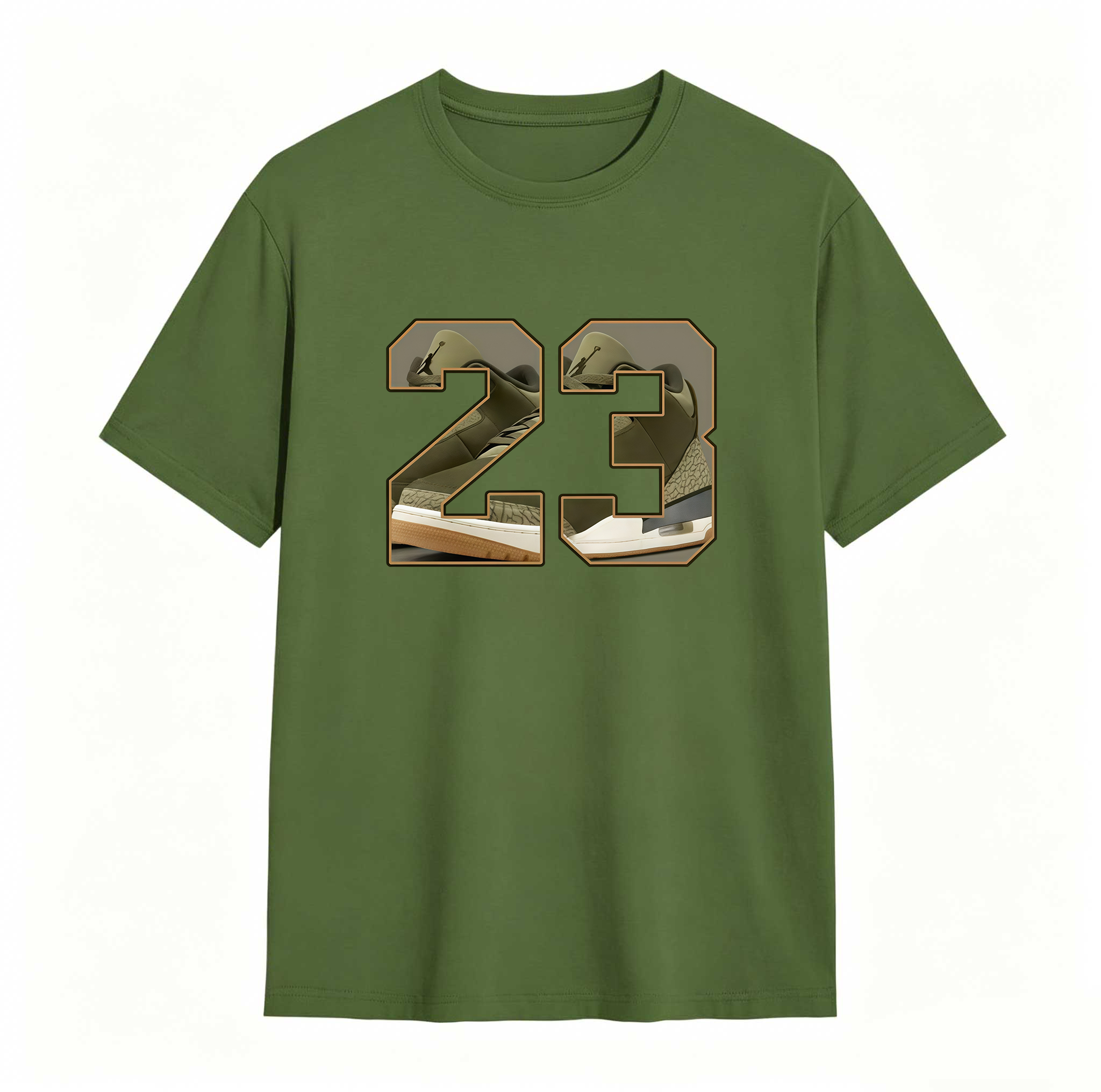 Shirt To Match Jordan 3 Olive, Jordan 3 Family Affair Medium Olive Matching Sneaker Tee Shirt, Sneaker Graphic Tee, Sneaker Match, AJ3s