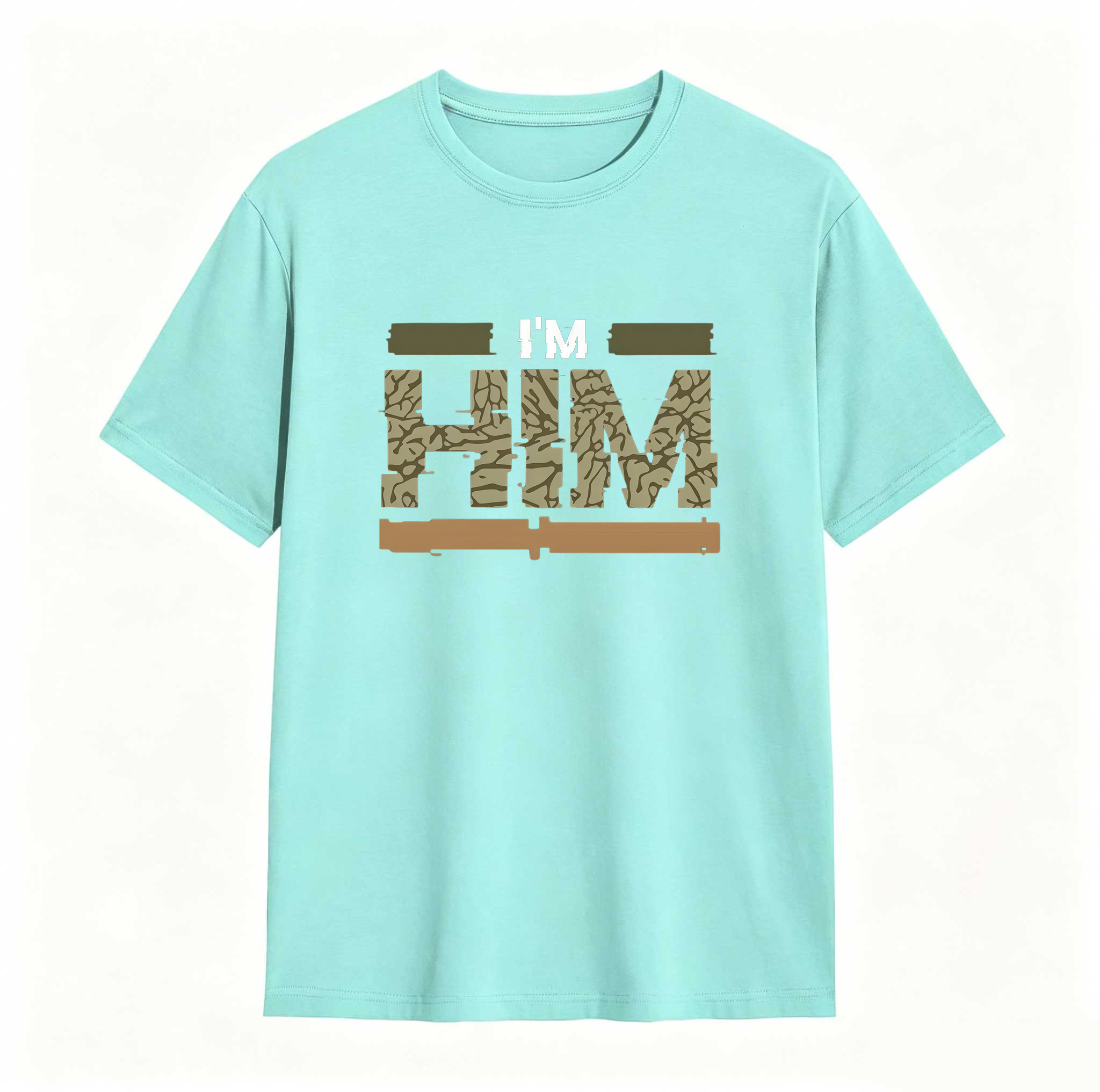 I'm HIM Sneaker Tee - Jordan 3 Family Affair Medium Olive Matching Sneaker Tee Shirt, Shirt To Match Jordan 3 Olive, Sneaker Graphic Tee