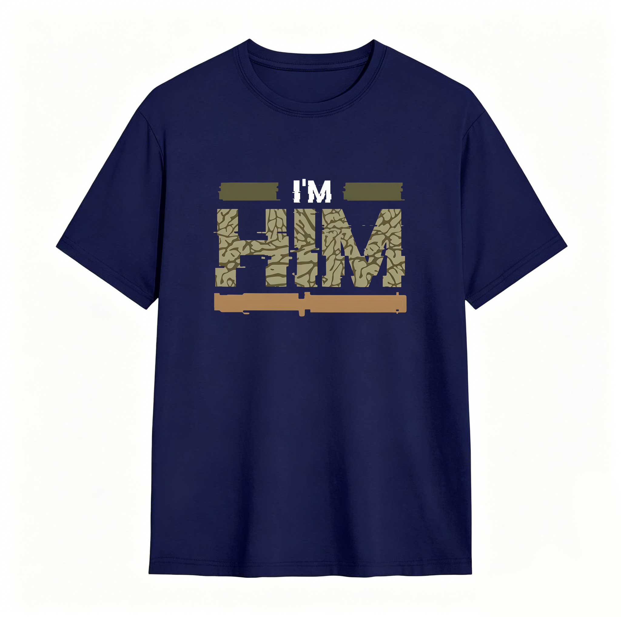 I'm HIM Sneaker Tee - Jordan 3 Family Affair Medium Olive Matching Sneaker Tee Shirt, Shirt To Match Jordan 3 Olive, Sneaker Graphic Tee