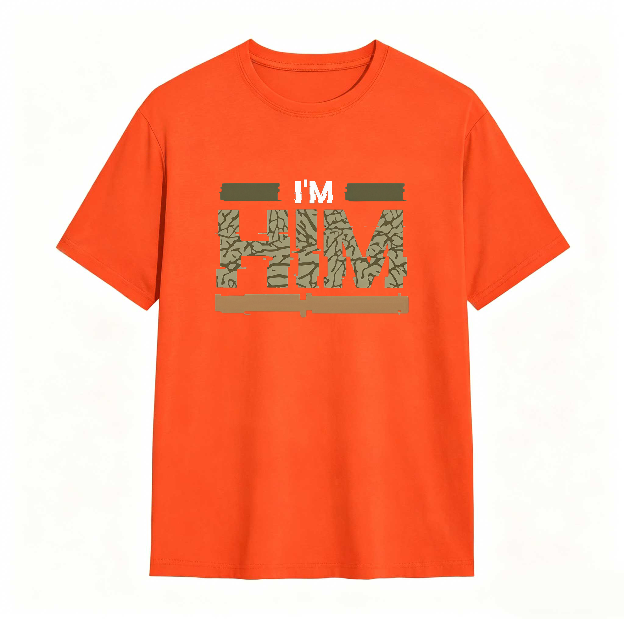 I'm HIM Sneaker Tee - Jordan 3 Family Affair Medium Olive Matching Sneaker Tee Shirt, Shirt To Match Jordan 3 Olive, Sneaker Graphic Tee