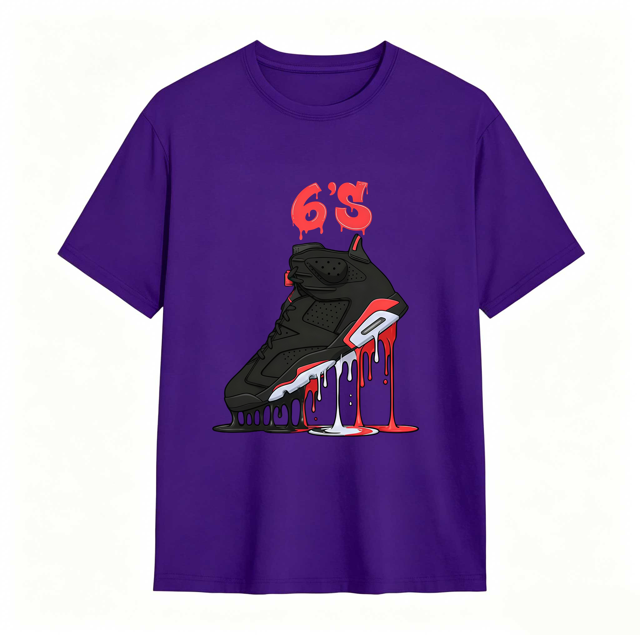 Retro Infrared Salesman 6s - Dripping 6'S Sneaker Match Tshirt, Retro Infrared Salesman 6s Matching Sneaker Tee Shirt