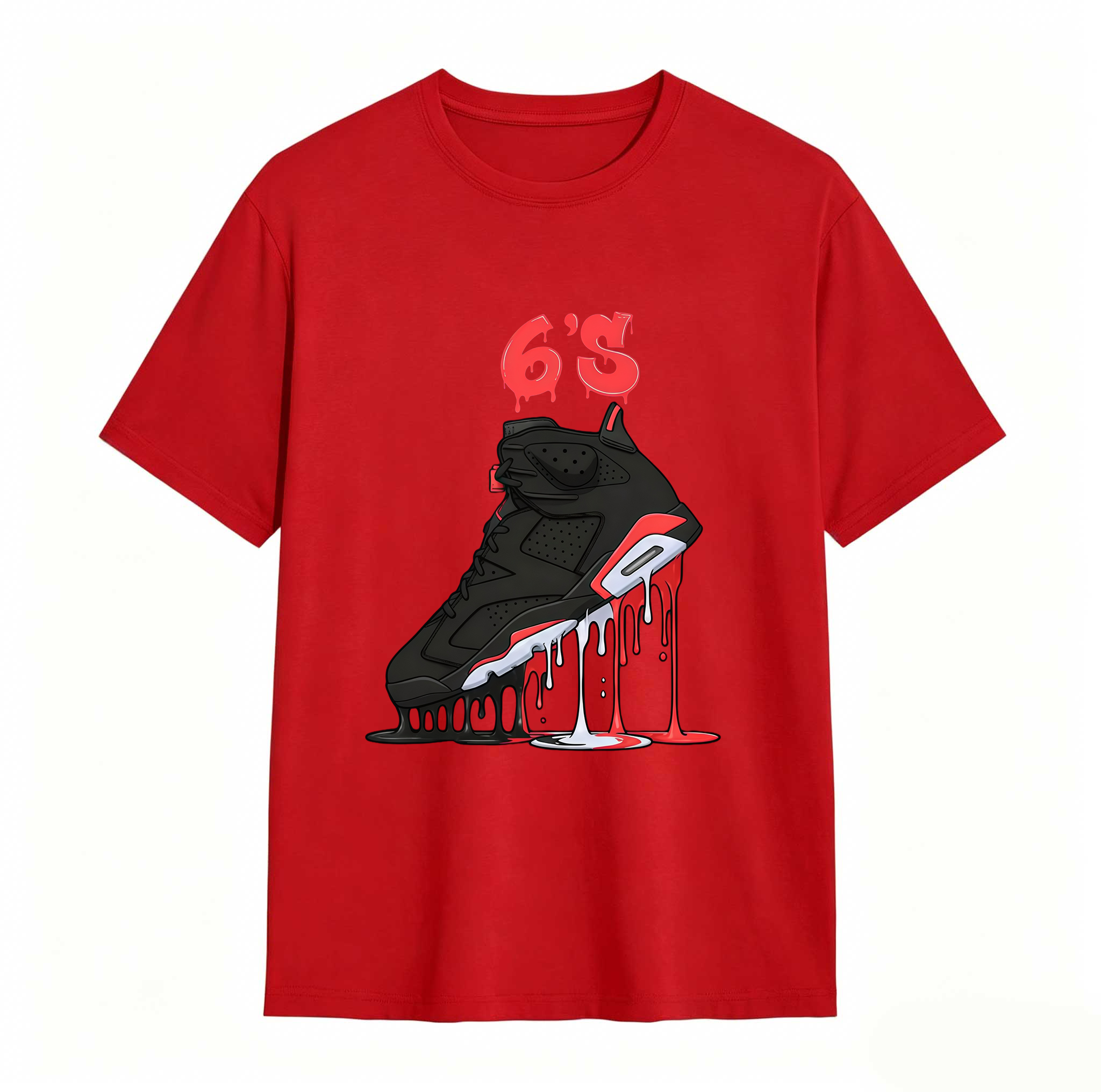 Retro Infrared Salesman 6s - Dripping 6'S Sneaker Match Tshirt, Retro Infrared Salesman 6s Matching Sneaker Tee Shirt