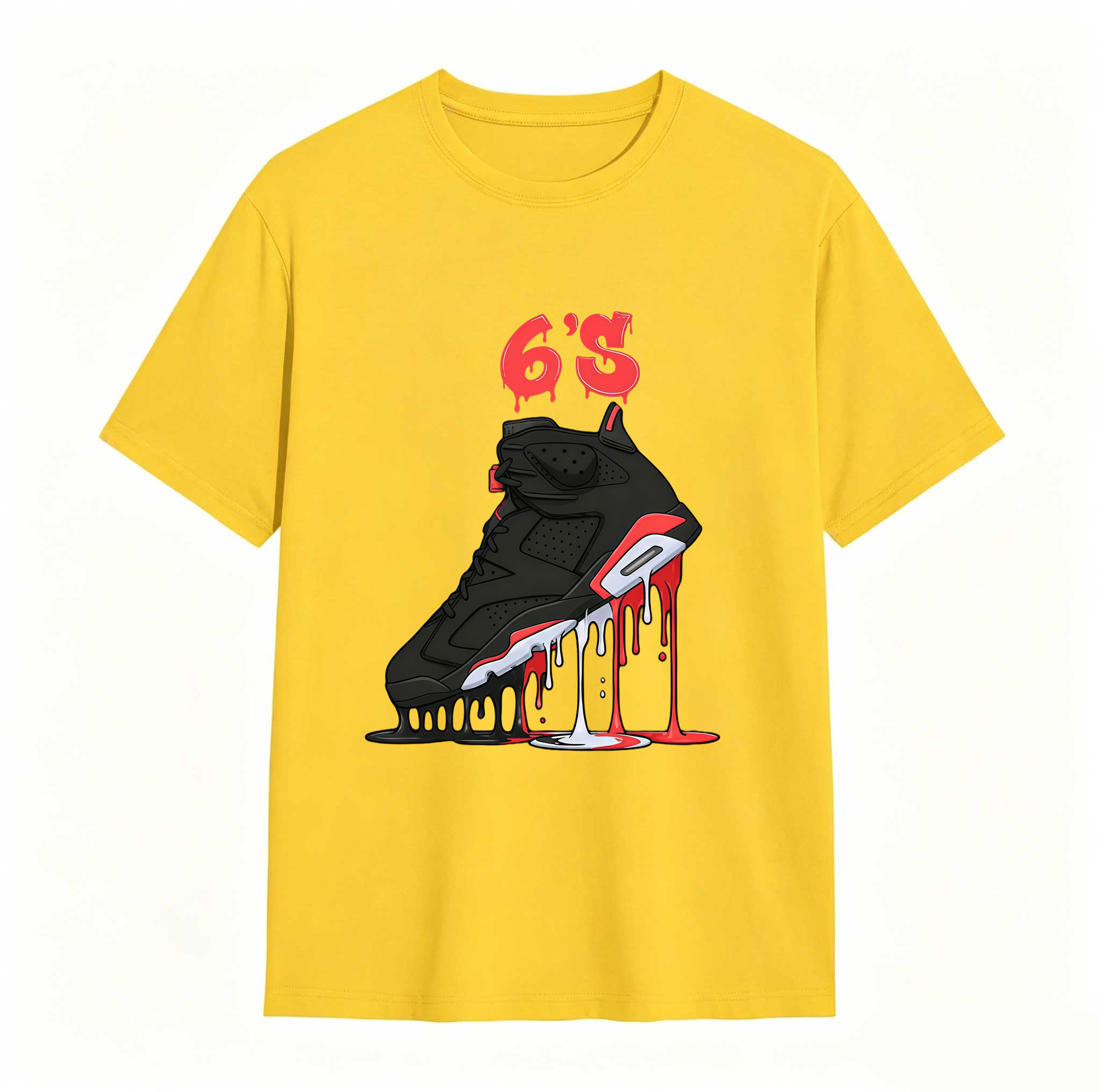 Retro Infrared Salesman 6s - Dripping 6'S Sneaker Match Tshirt, Retro Infrared Salesman 6s Matching Sneaker Tee Shirt
