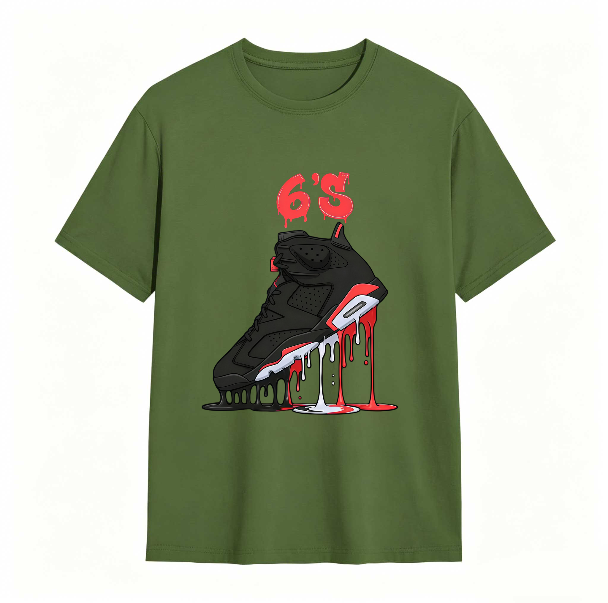 Retro Infrared Salesman 6s - Dripping 6'S Sneaker Match Tshirt, Retro Infrared Salesman 6s Matching Sneaker Tee Shirt