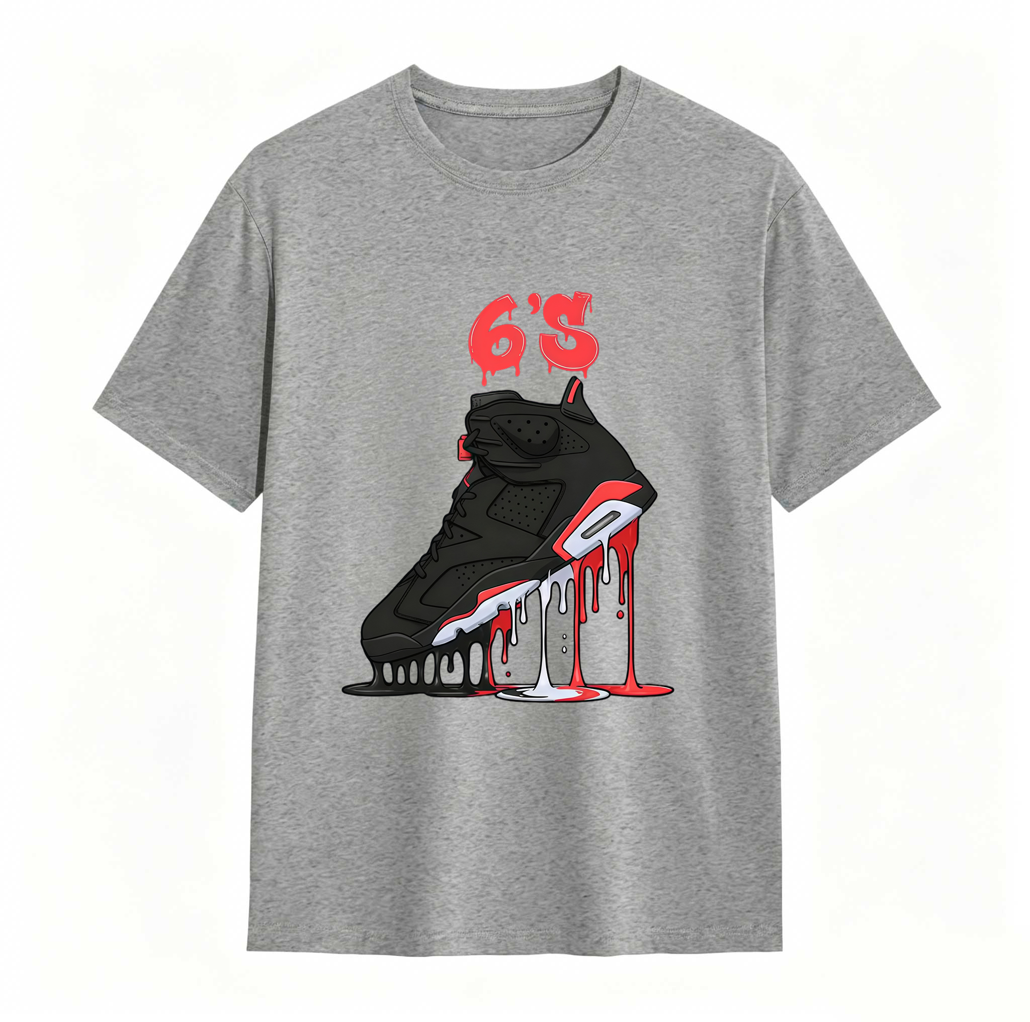 Retro Infrared Salesman 6s - Dripping 6'S Sneaker Match Tshirt, Retro Infrared Salesman 6s Matching Sneaker Tee Shirt