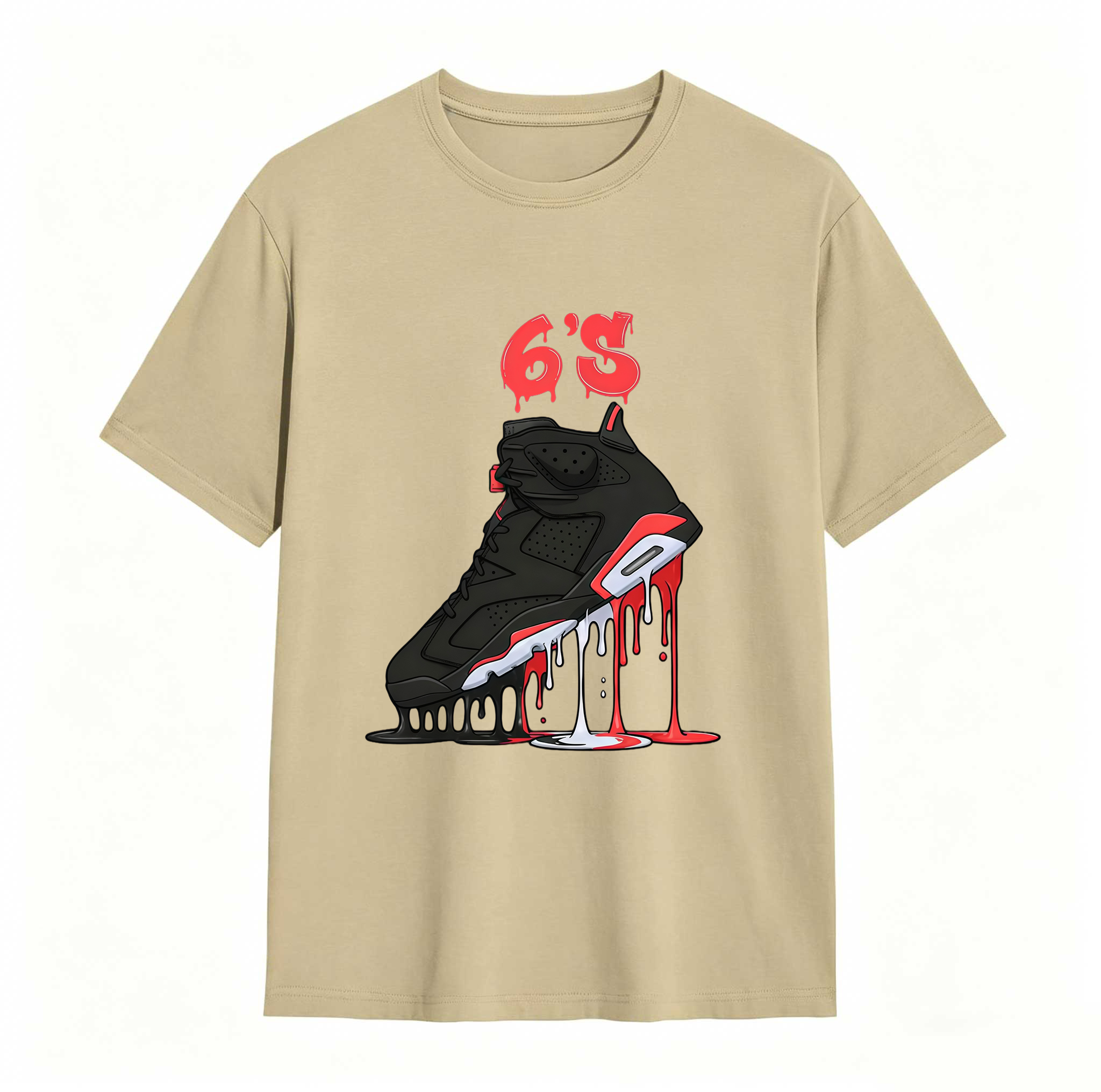 Retro Infrared Salesman 6s - Dripping 6'S Sneaker Match Tshirt, Retro Infrared Salesman 6s Matching Sneaker Tee Shirt
