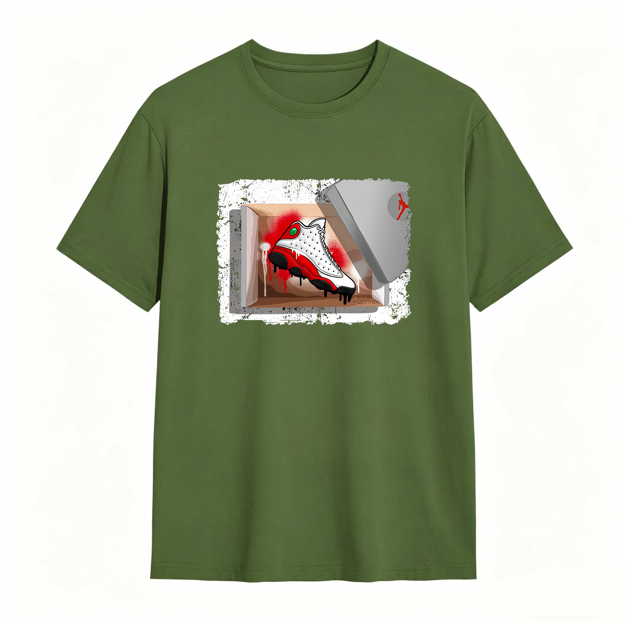 New Kicks Sneaker Tees - Match Air Jordan 13 University Red