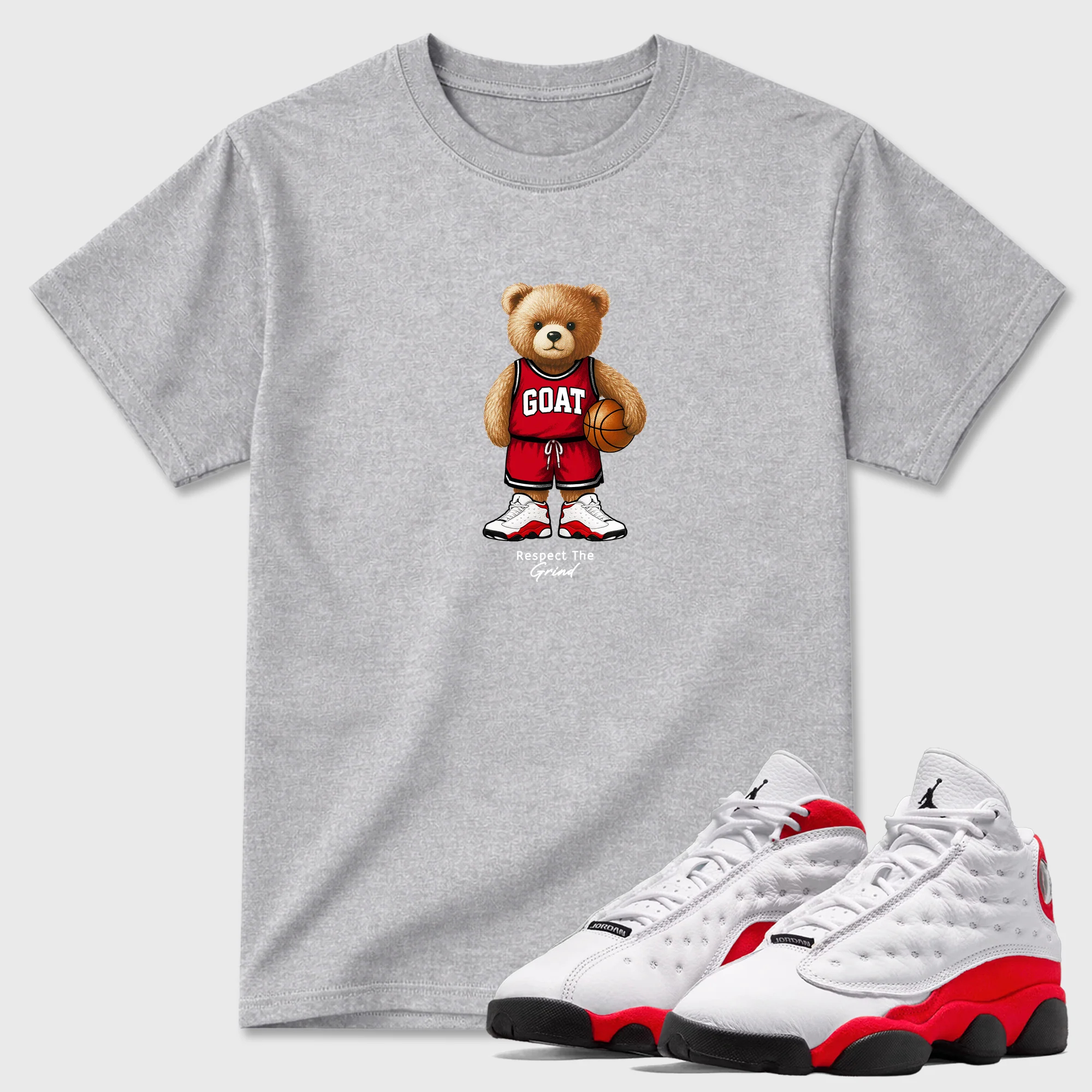 GOAT Mode Sneaker Tees - Air Jordan 13 University Red